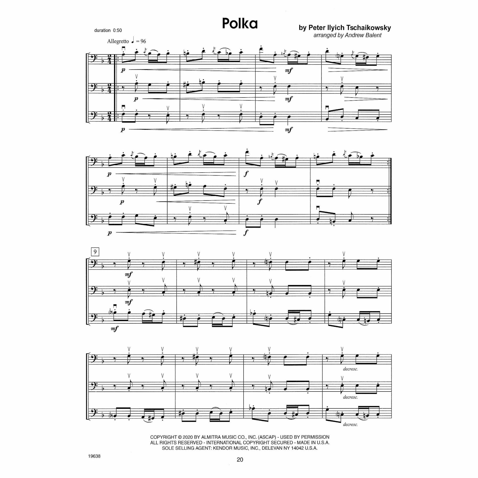 Sample: Three Basses (Pg. 20)