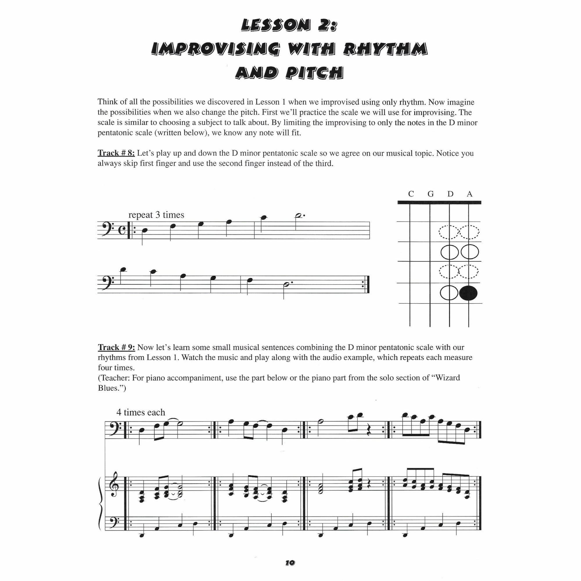 Sample: Cello (Pg. 10)