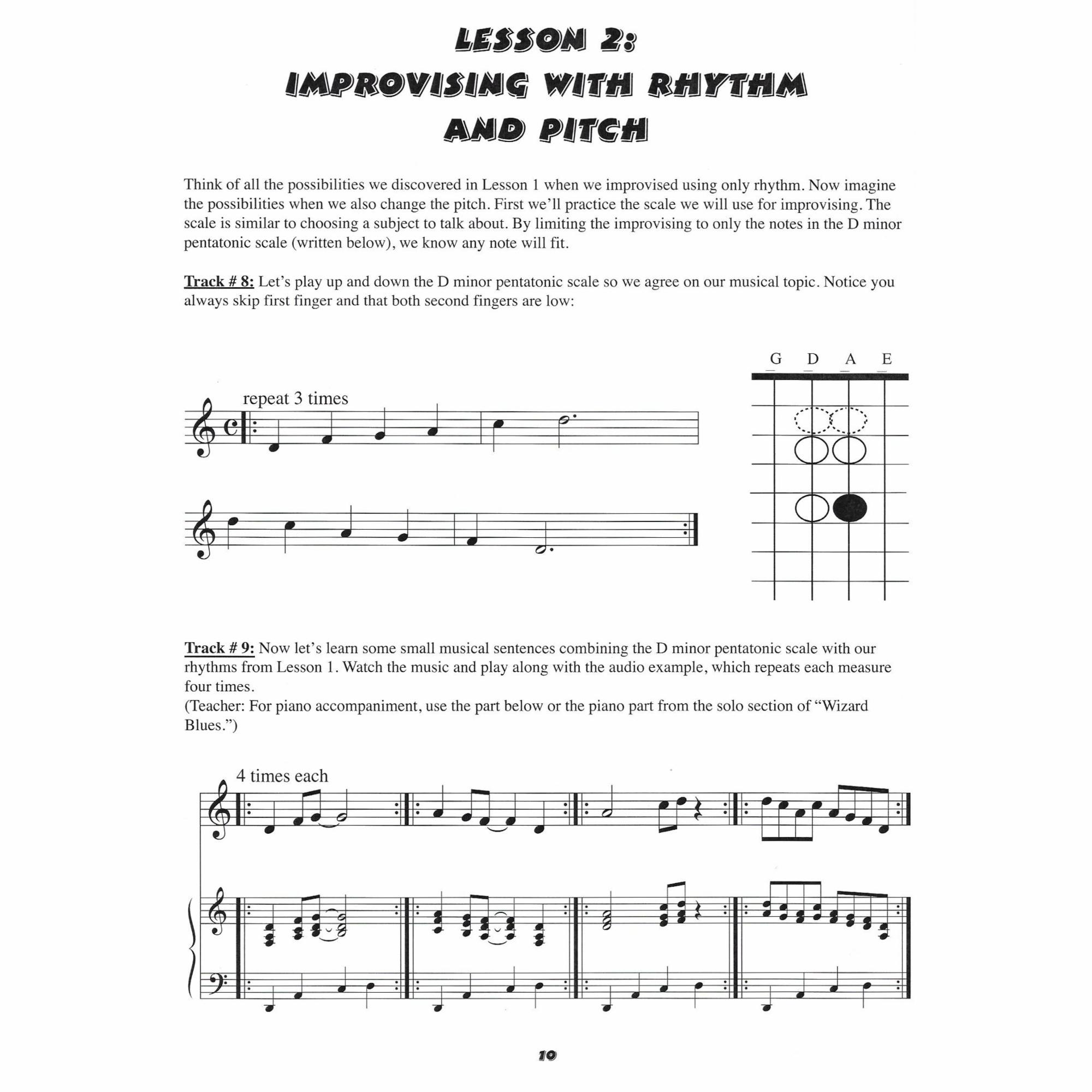 Sample: Violin (Pg. 10)