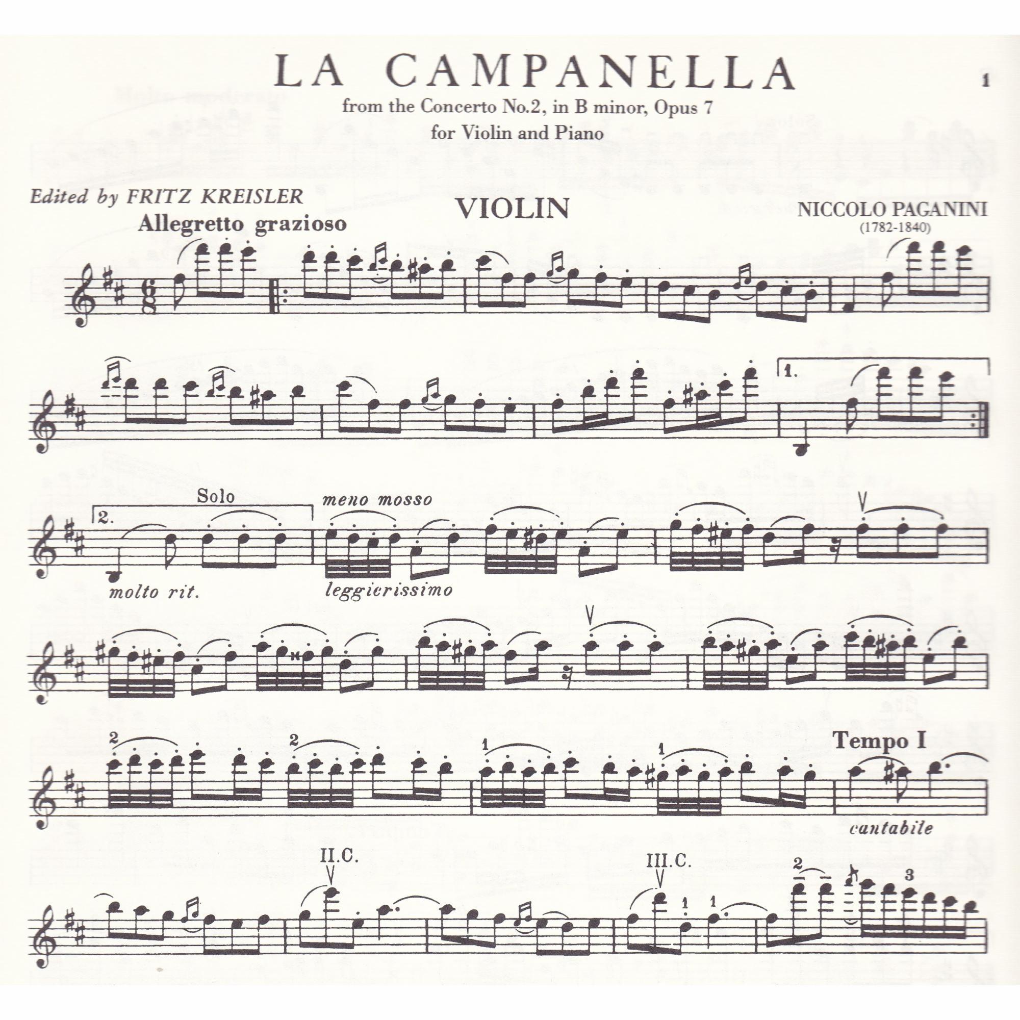 Sample: Violin Part