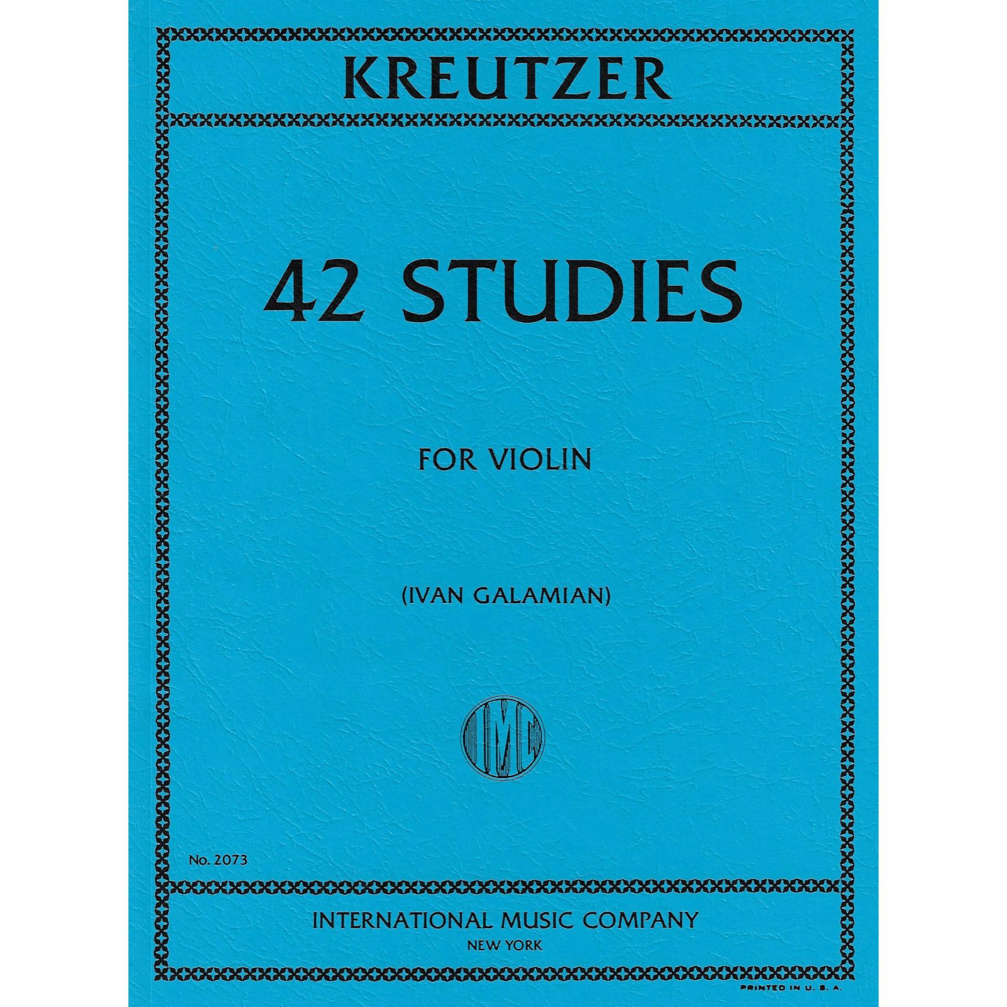 Kreutzer -- 42 Studies for Violin