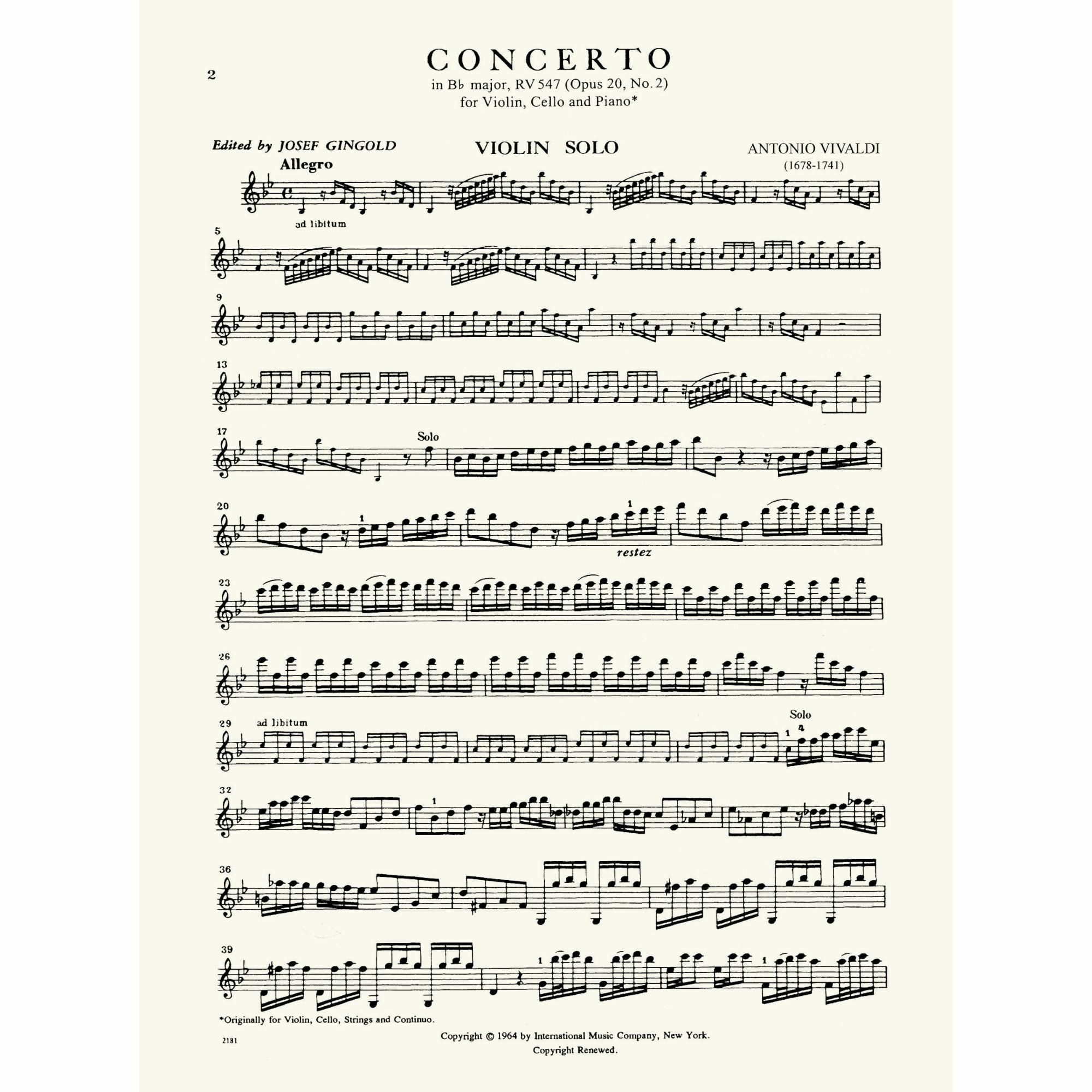 Sample: Violin (Pg. 2)