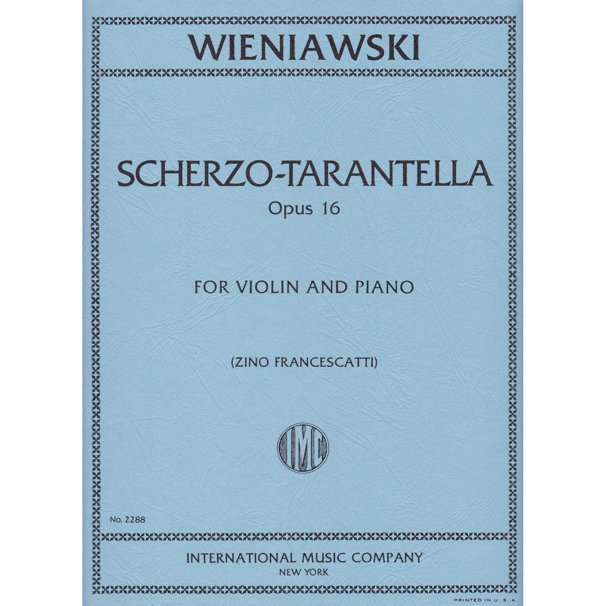 Scherzo-Tarantella in G Minor, Op. 16