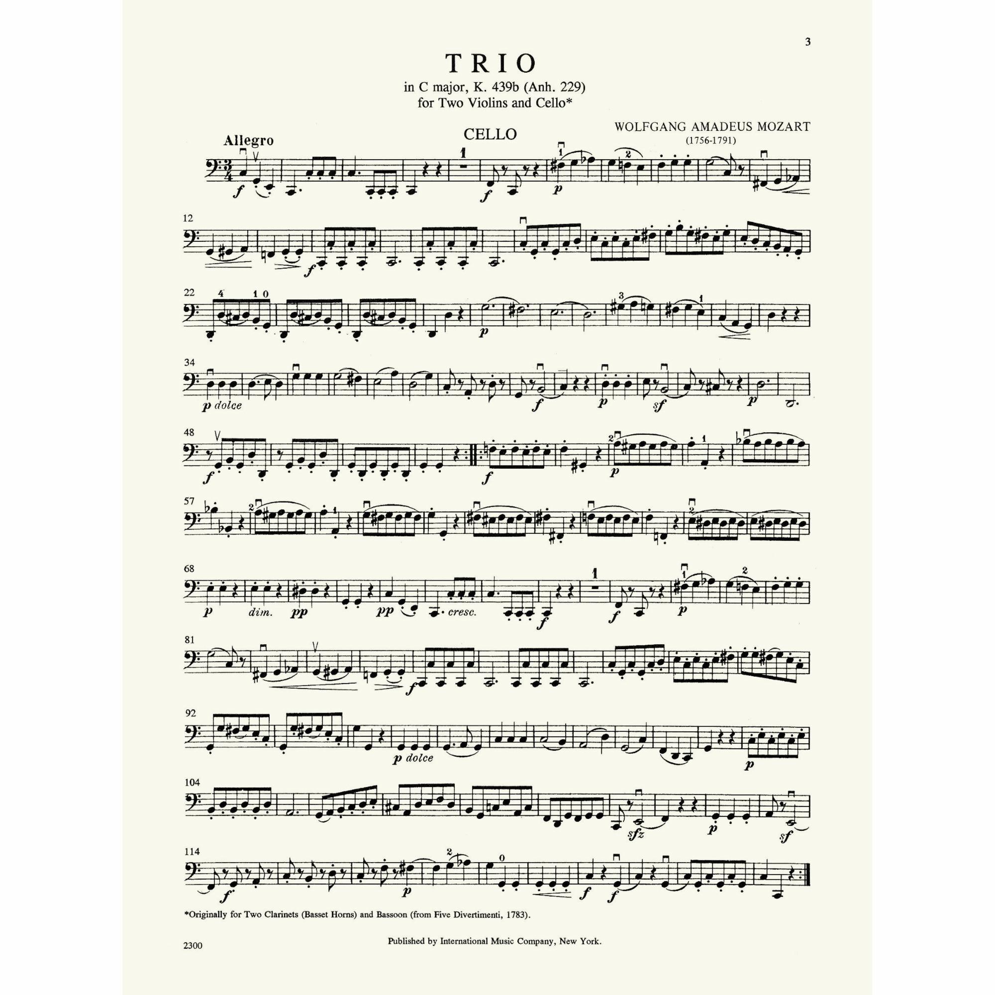 Sample: Cello (Pg. 3)