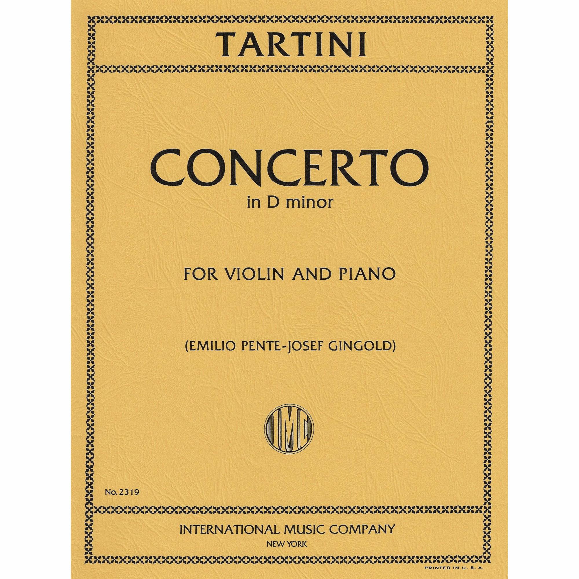 Tartini -- Concerto in D Minor for Violin and Piano