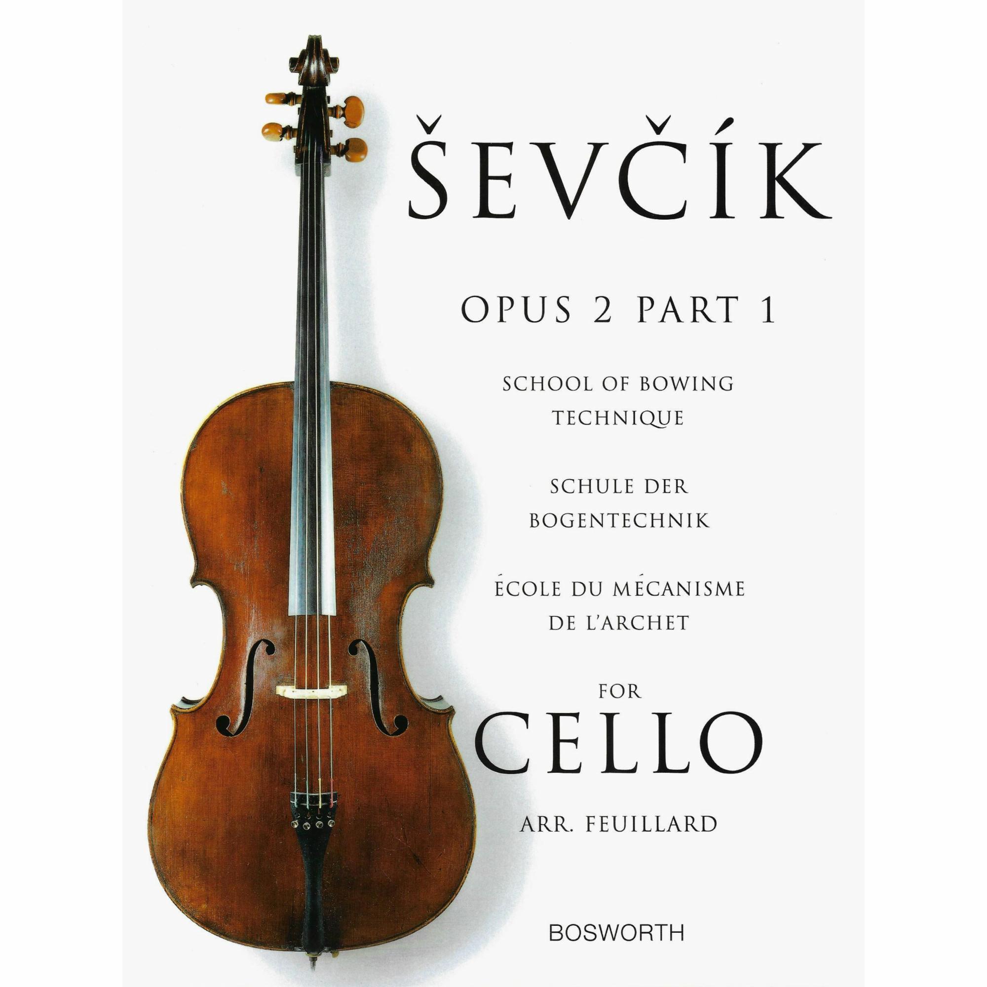 Sevcik -- School of Bowing Technique, Op. 2, Parts 1-6 for Cello