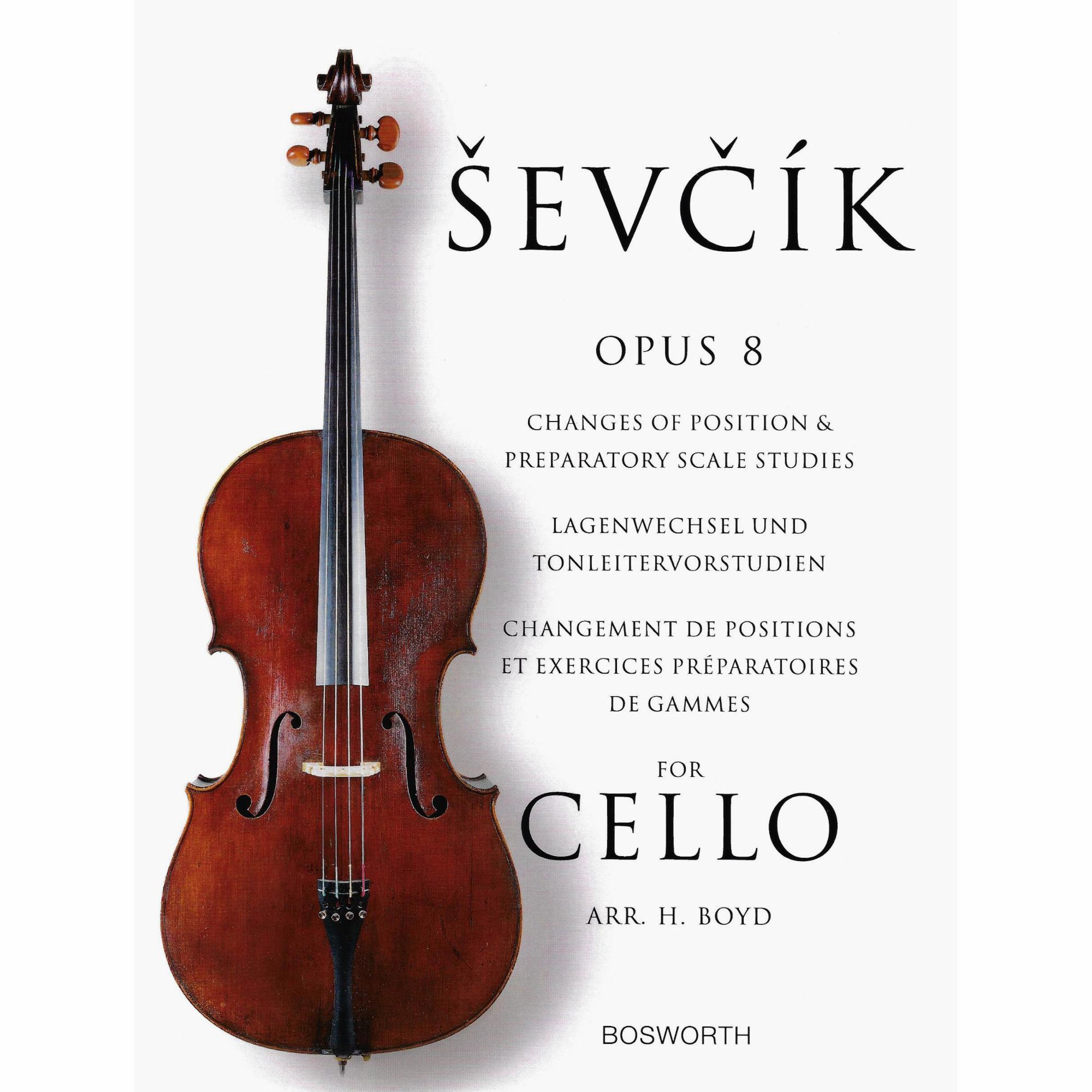 Sevcik -- Changes of Position & Preparatory Scales Studies, Op. 8 for Cello