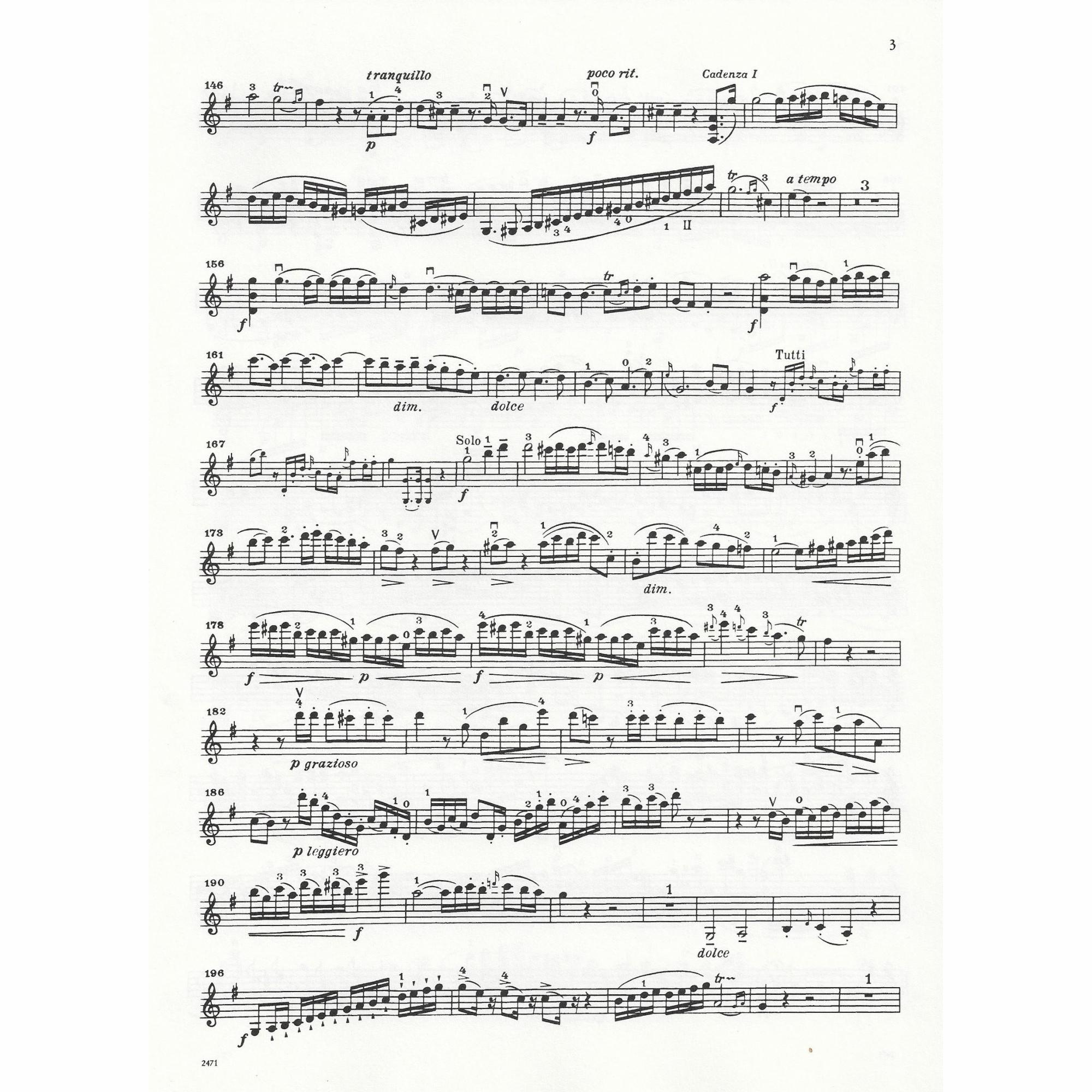 Sample: Violin Part (Cadenza)