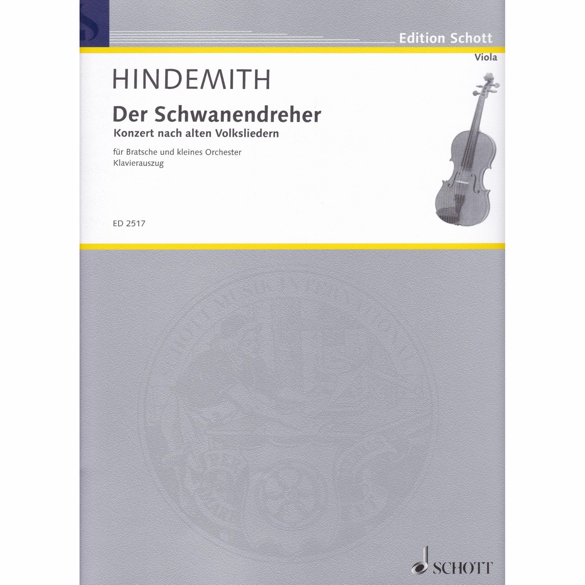 Hindemith -- Der Schwanendreher for Viola and Piano