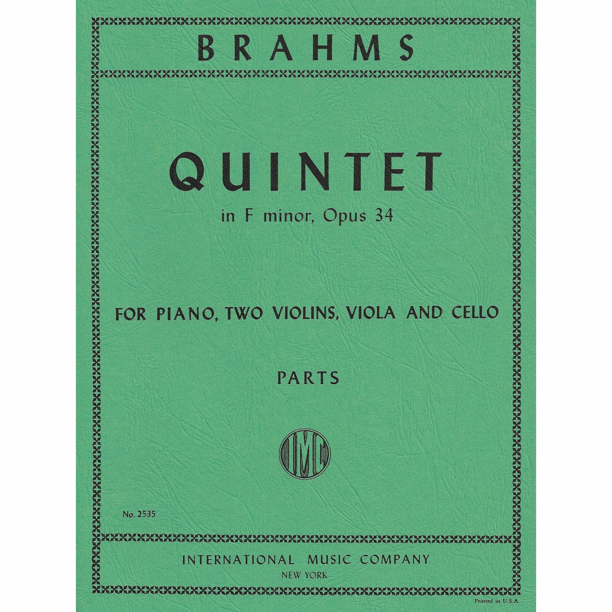 Brahms -- Piano Quintet in F Minor, Op. 34