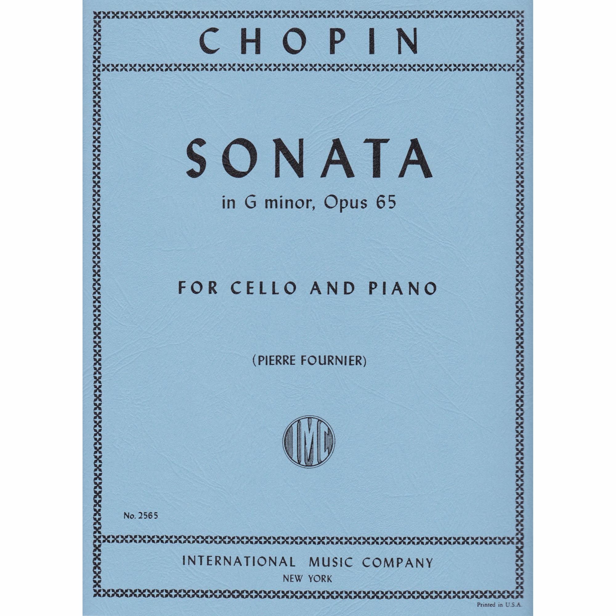 Chopin -- Sonata in G Minor, Op. 65 for Cello and Piano