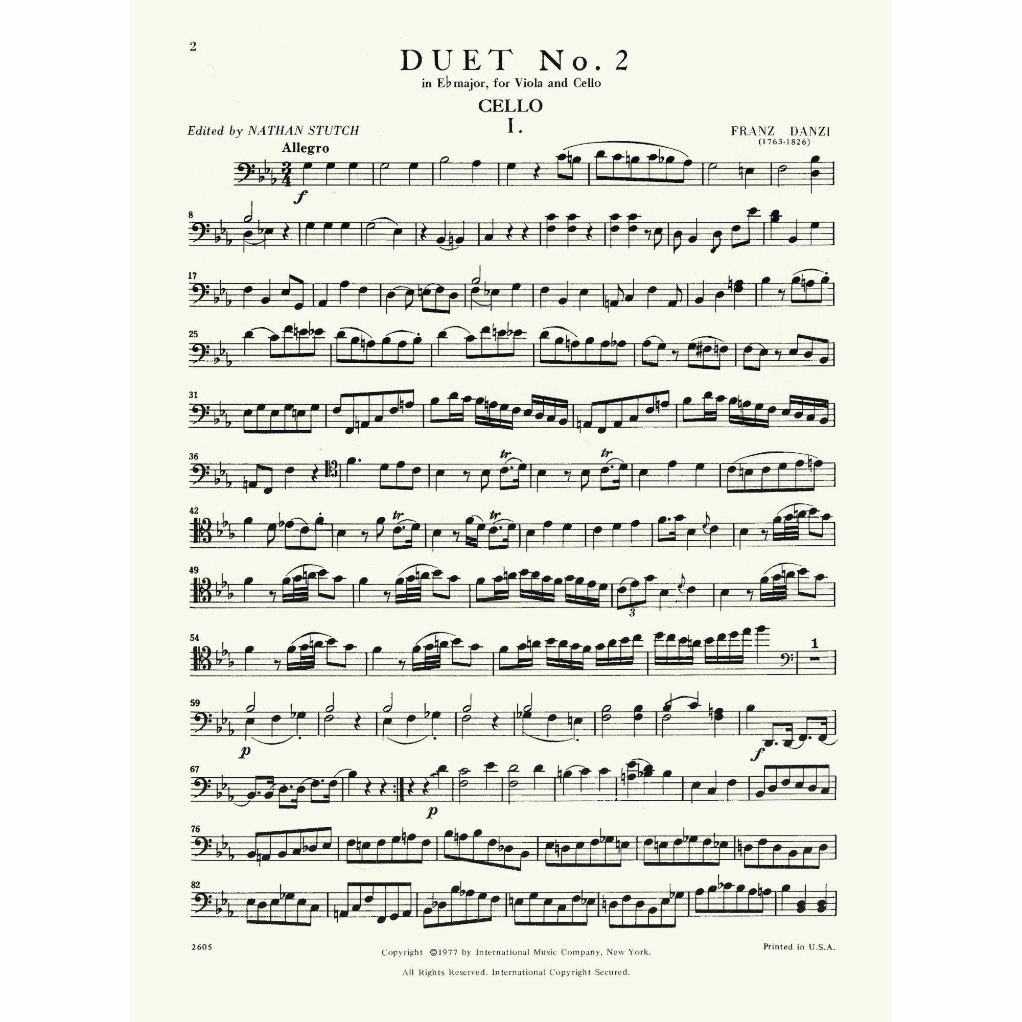 Sample: Cello (Pg. 2)