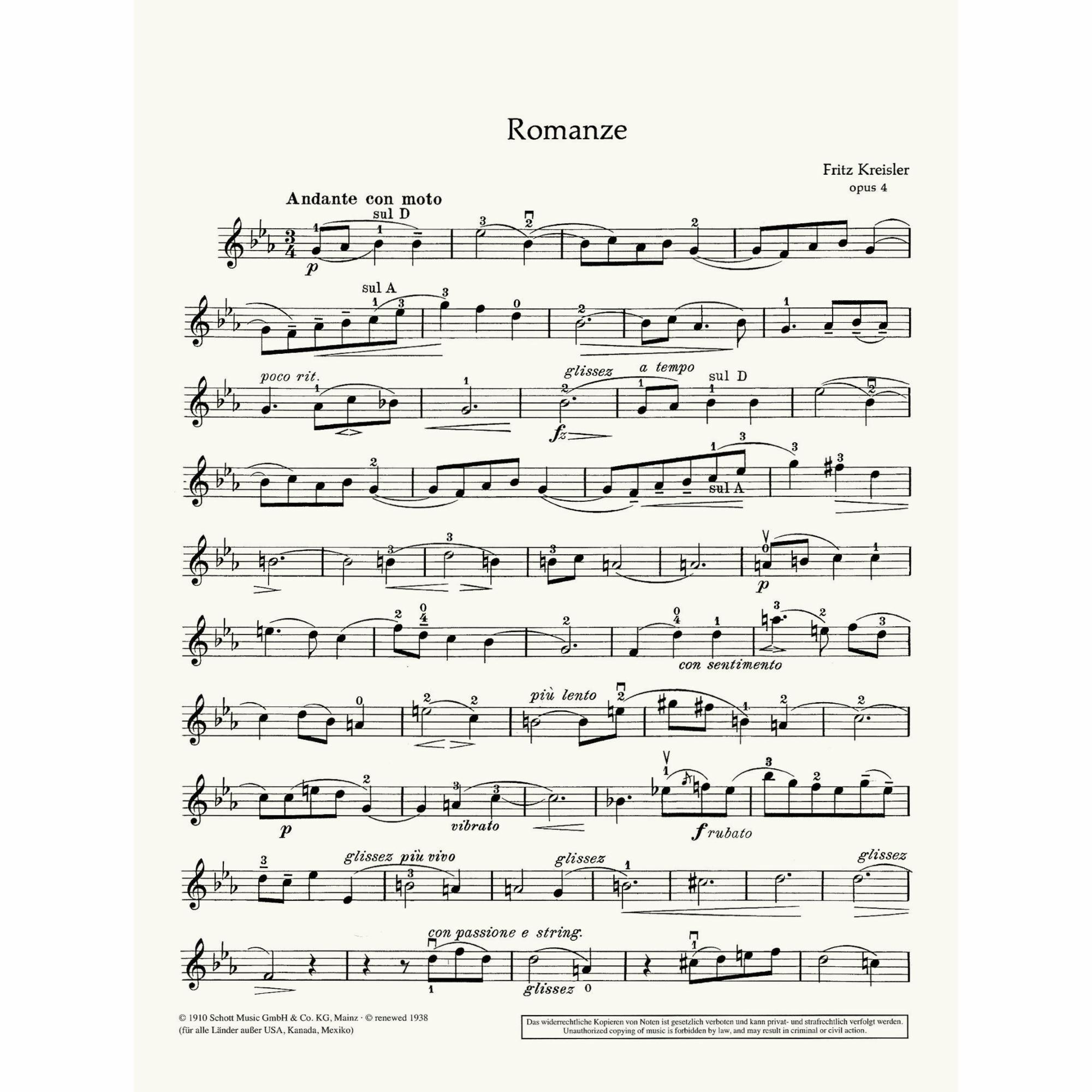 Sample: Violin Part