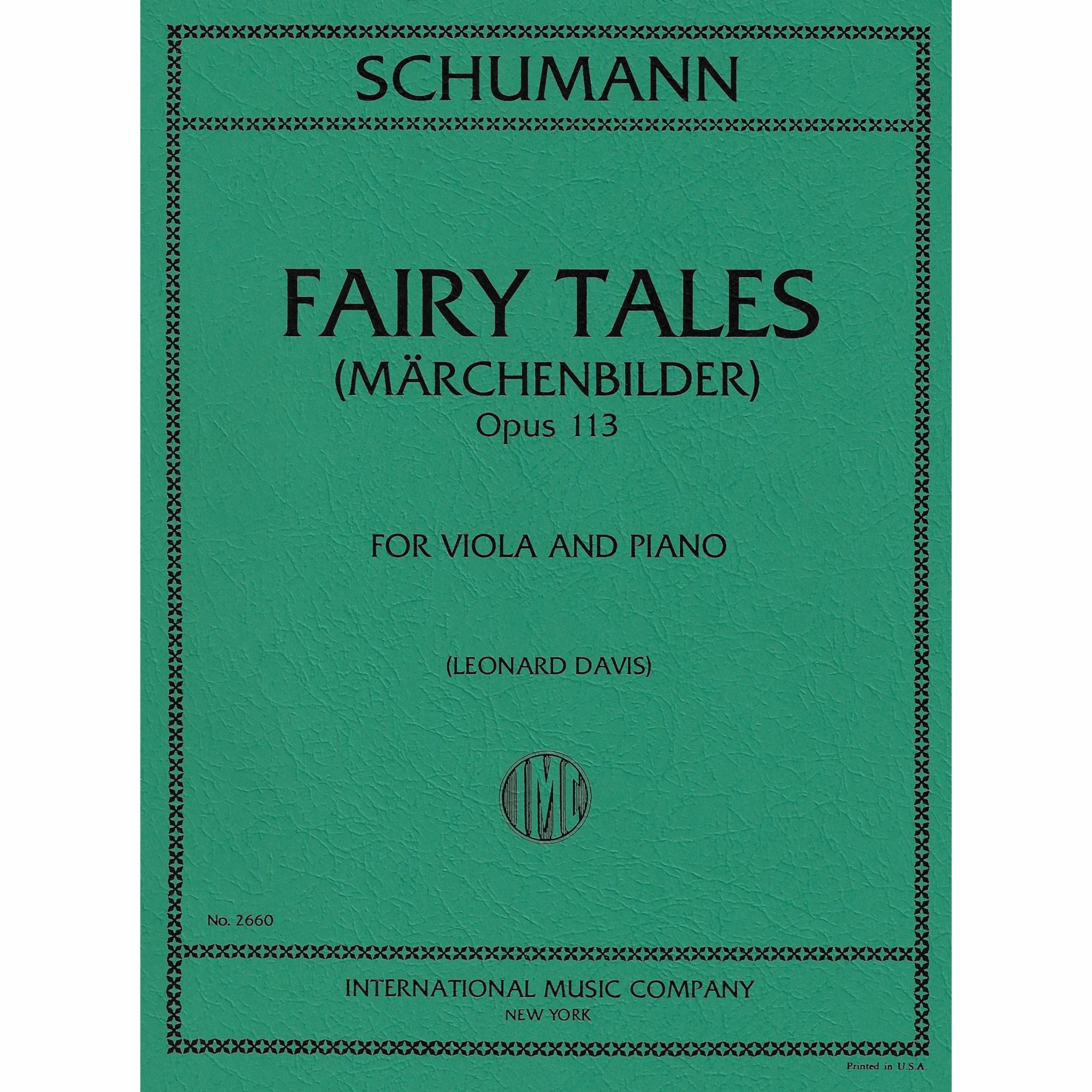 Schumann -- Fairy Tales (Marchenbilder), Op. 113 for Viola and Piano