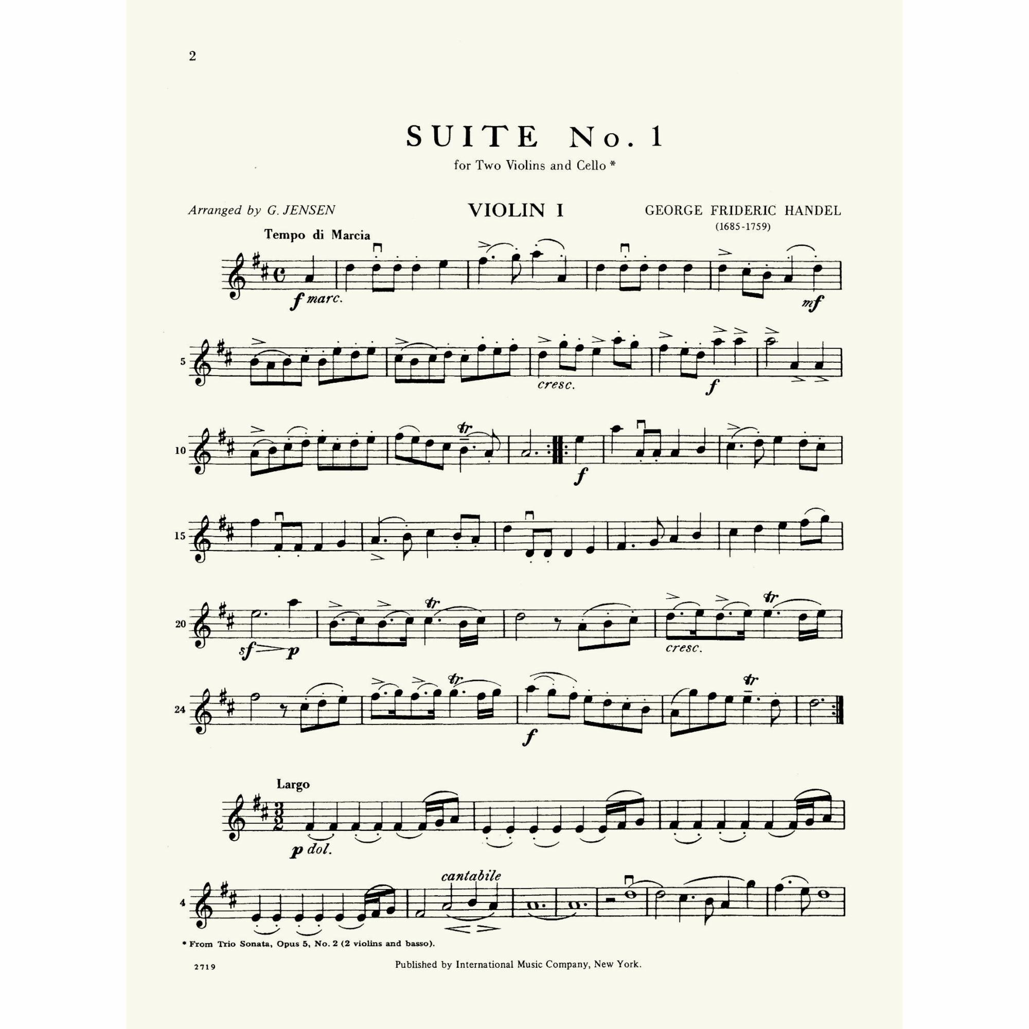 Sample: Violin I (Pg. 2)