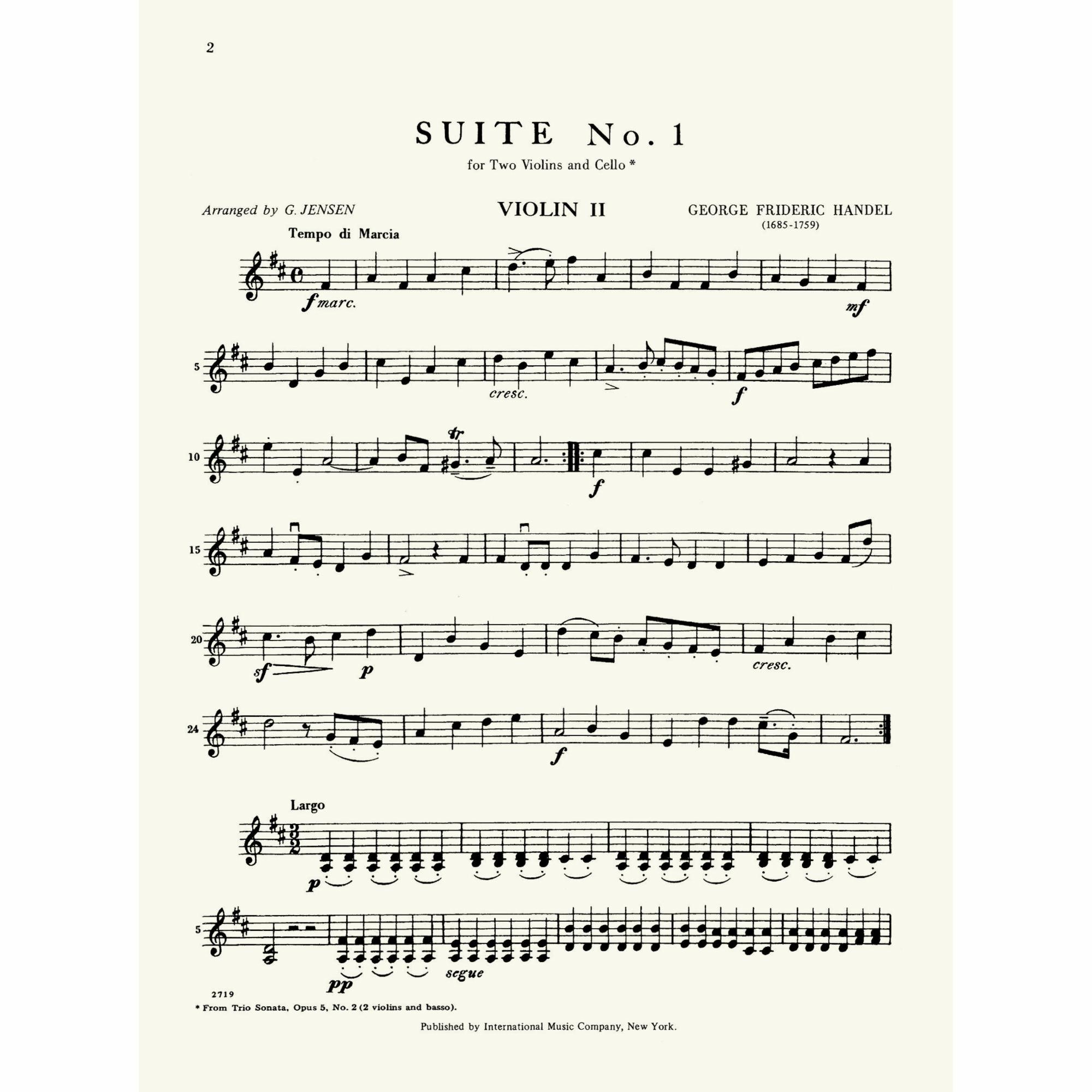 Sample: Violin II (Pg. 2)