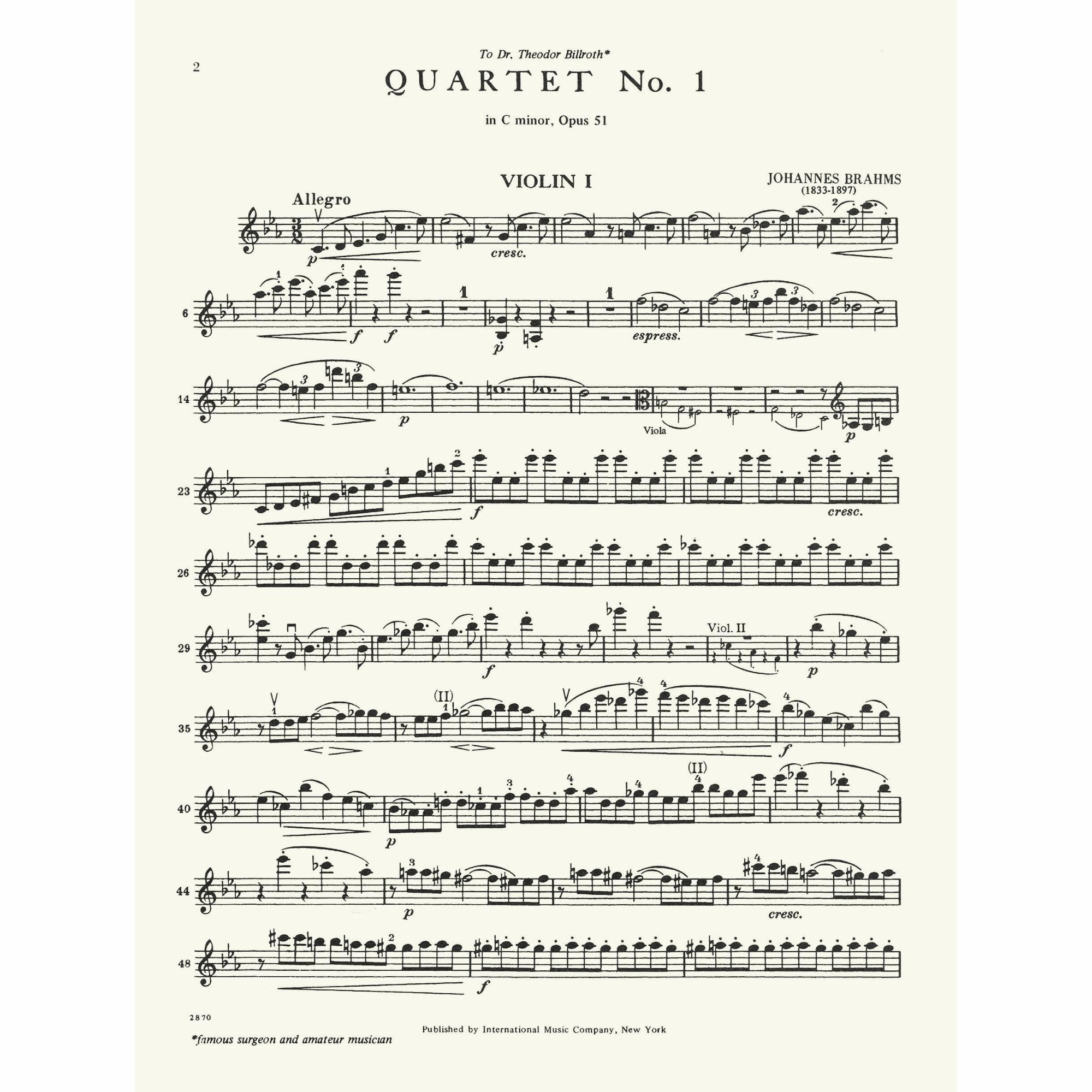 Sample: Violin I (Pg. 2)