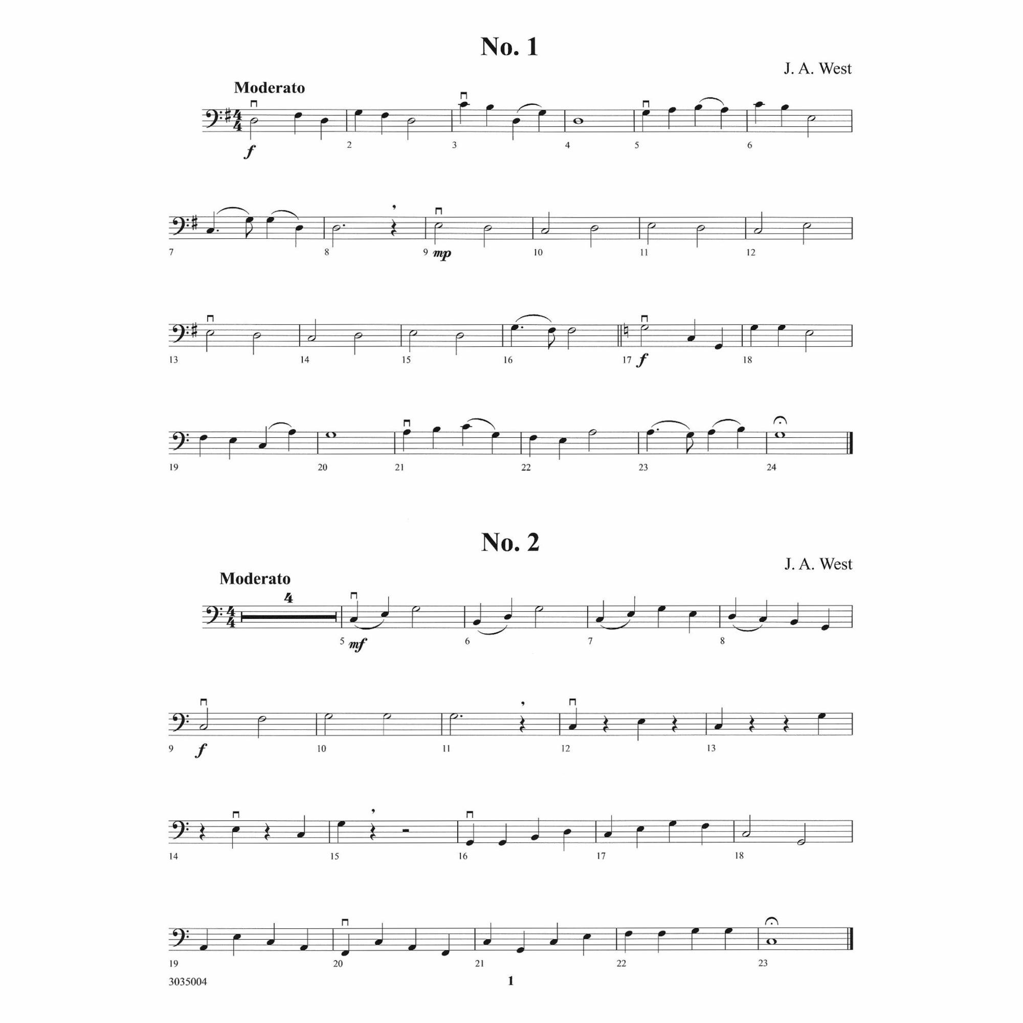 Sample: Cello (Pg. 1)