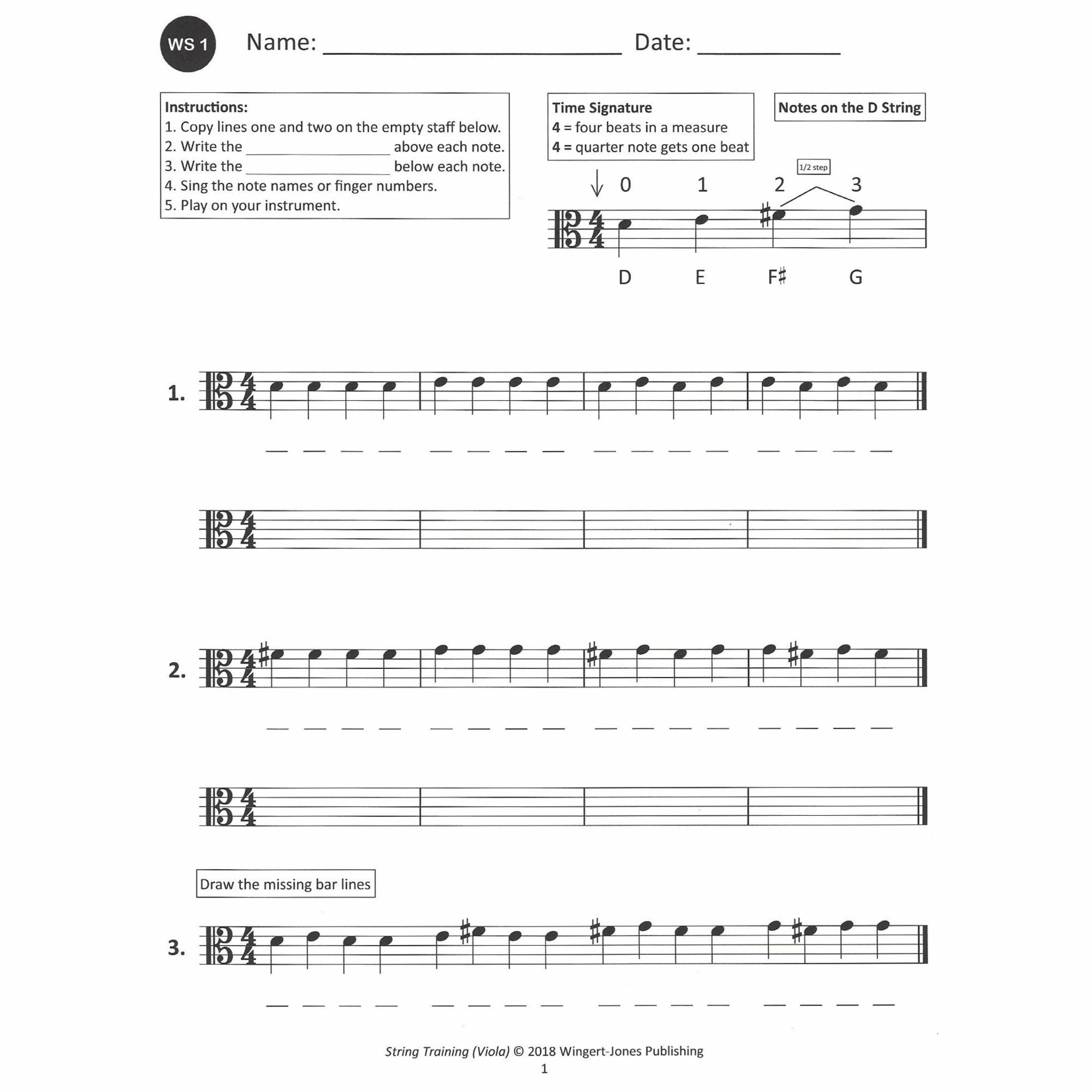 Sample: Viola (Pg. 1)