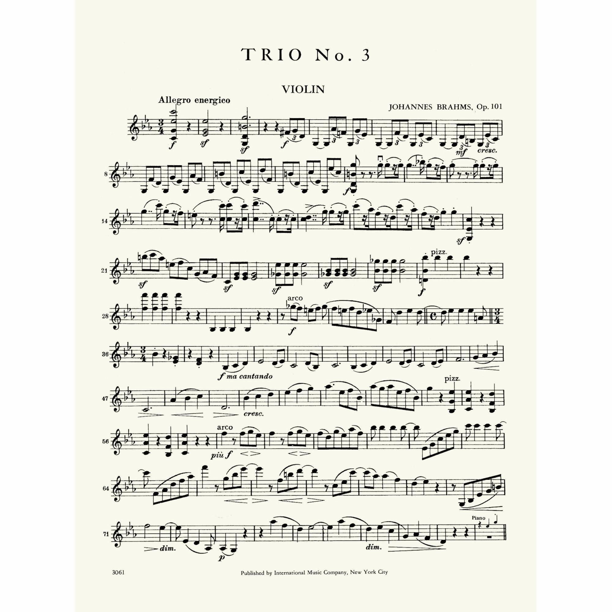 Sample: Violin (Pg. 1)