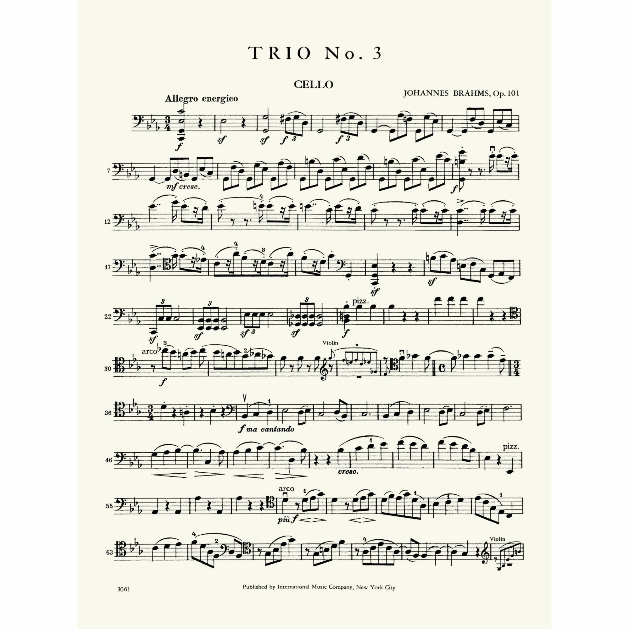 Sample: Cello (Pg. 1)