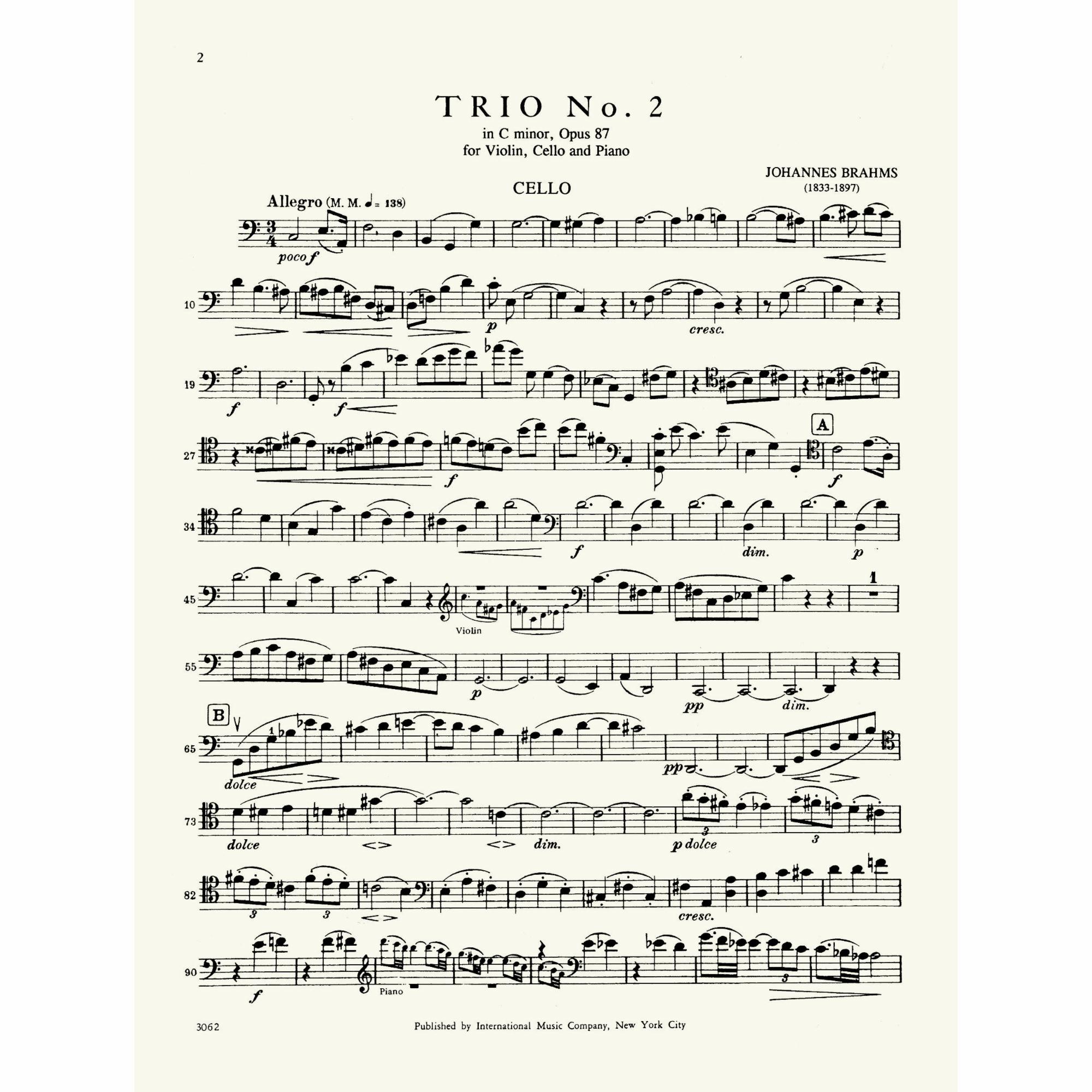 Sample: Cello (Pg. 2)