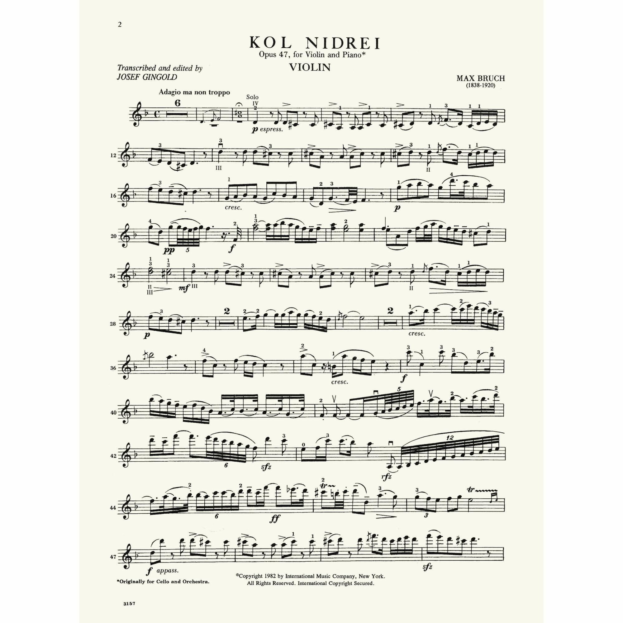 Sample: Violin (Pg. 2)