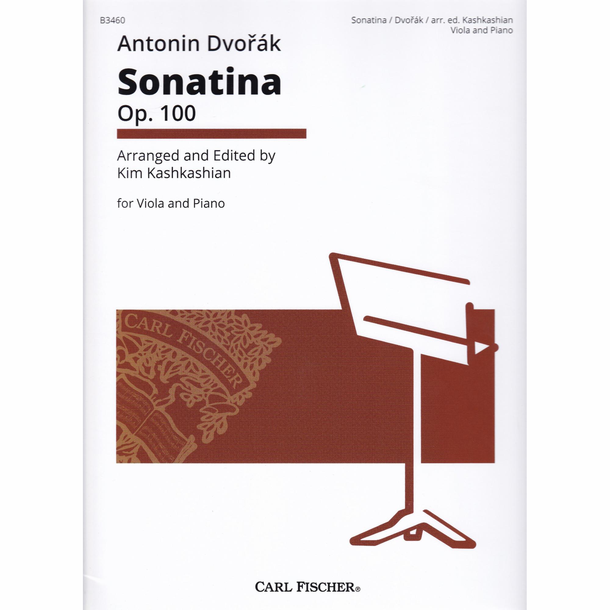 Dvorak -- Sonatina in G Major, Op. 100 for Viola and Piano