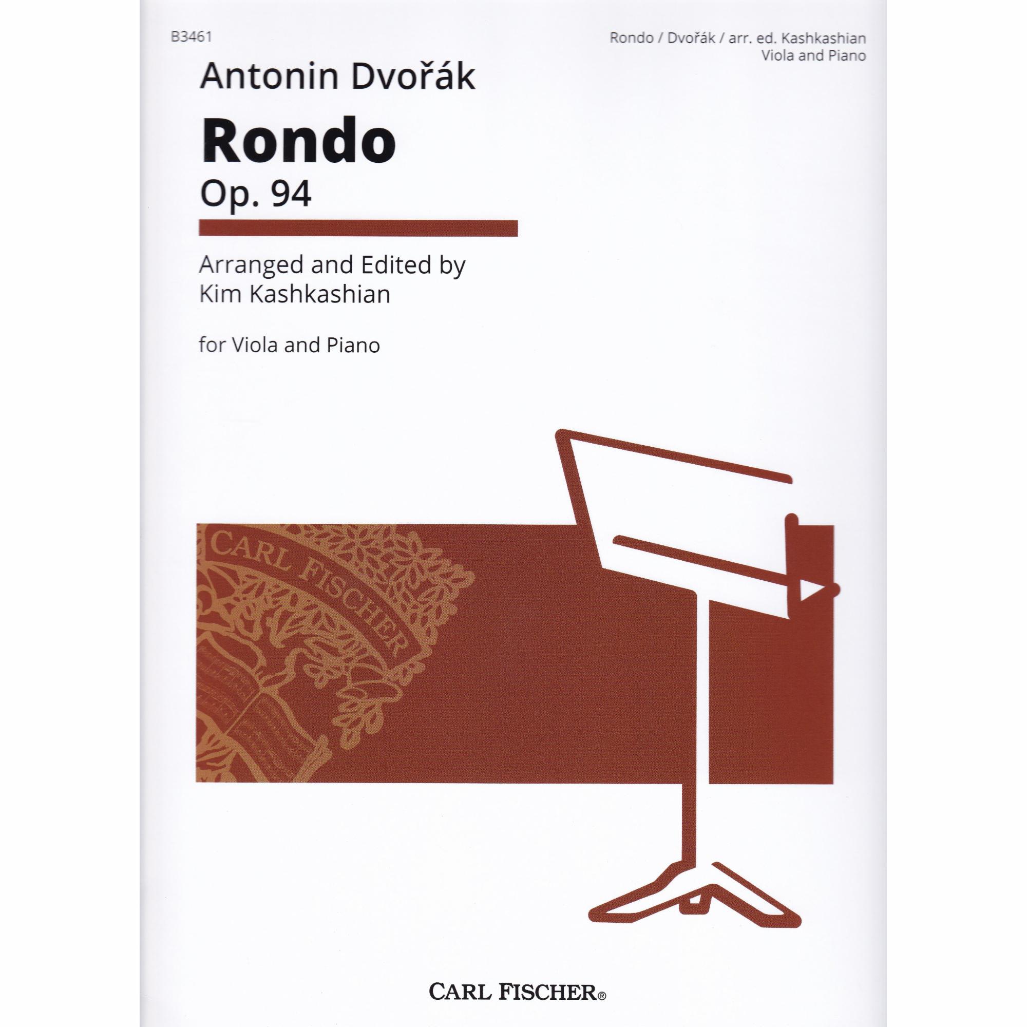 Dvorak -- Rondo, Op. 94 for Viola and Piano