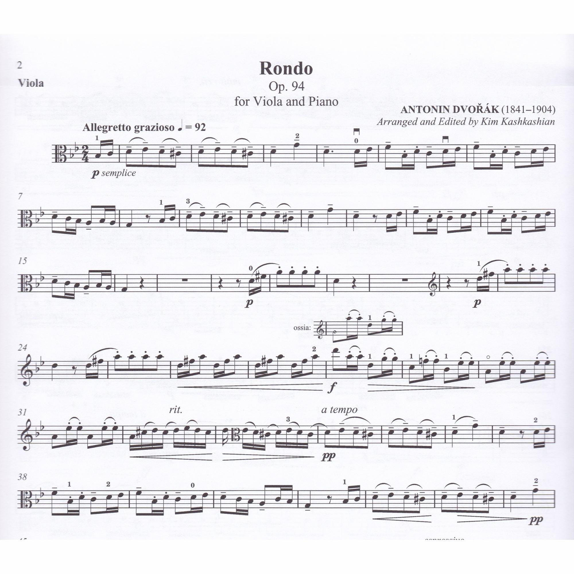 Sample: Viola Part