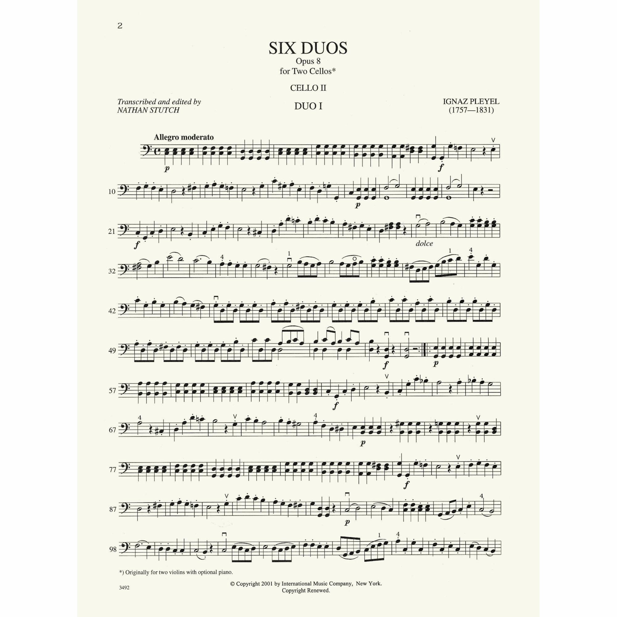 Sample: Cello II (Pg. 2)