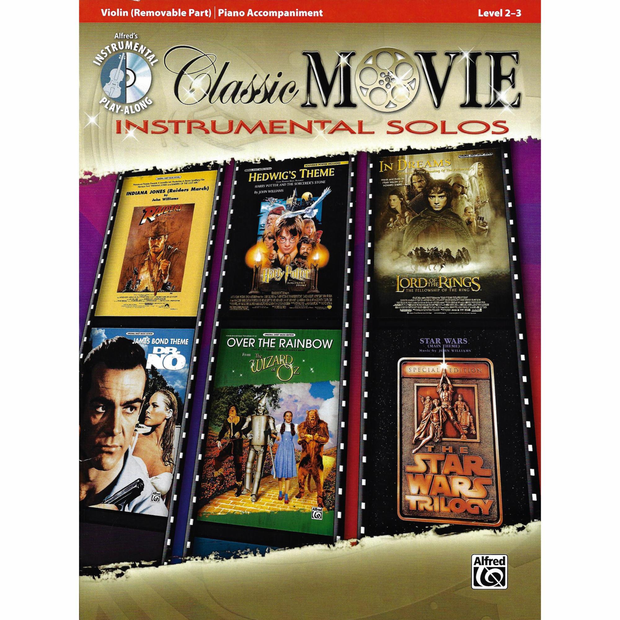 Classic Movie Solos for Violin, Viola, or Cello and Piano