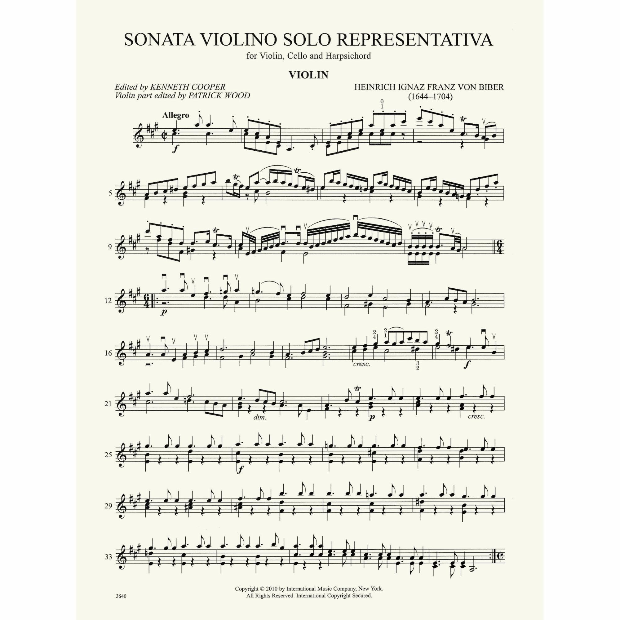 Sample: Violin (Pg. 1)