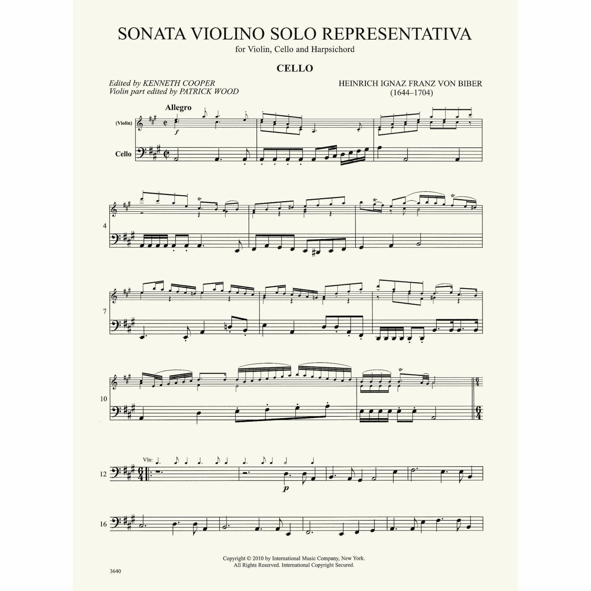 Sample: Cello (Pg. 1)