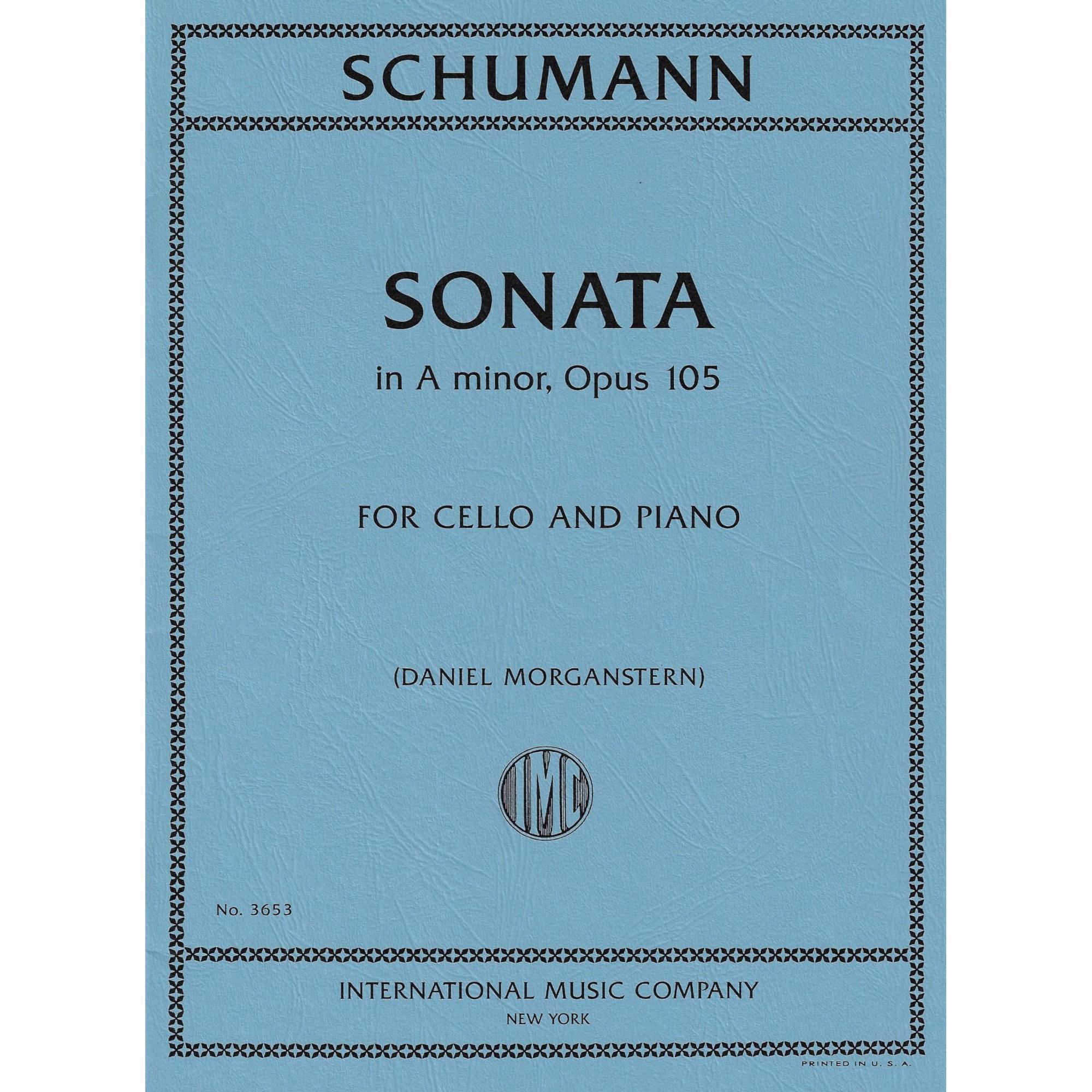 Violin Sonata No. 1 in A Minor, Op. 105, arr. Cello