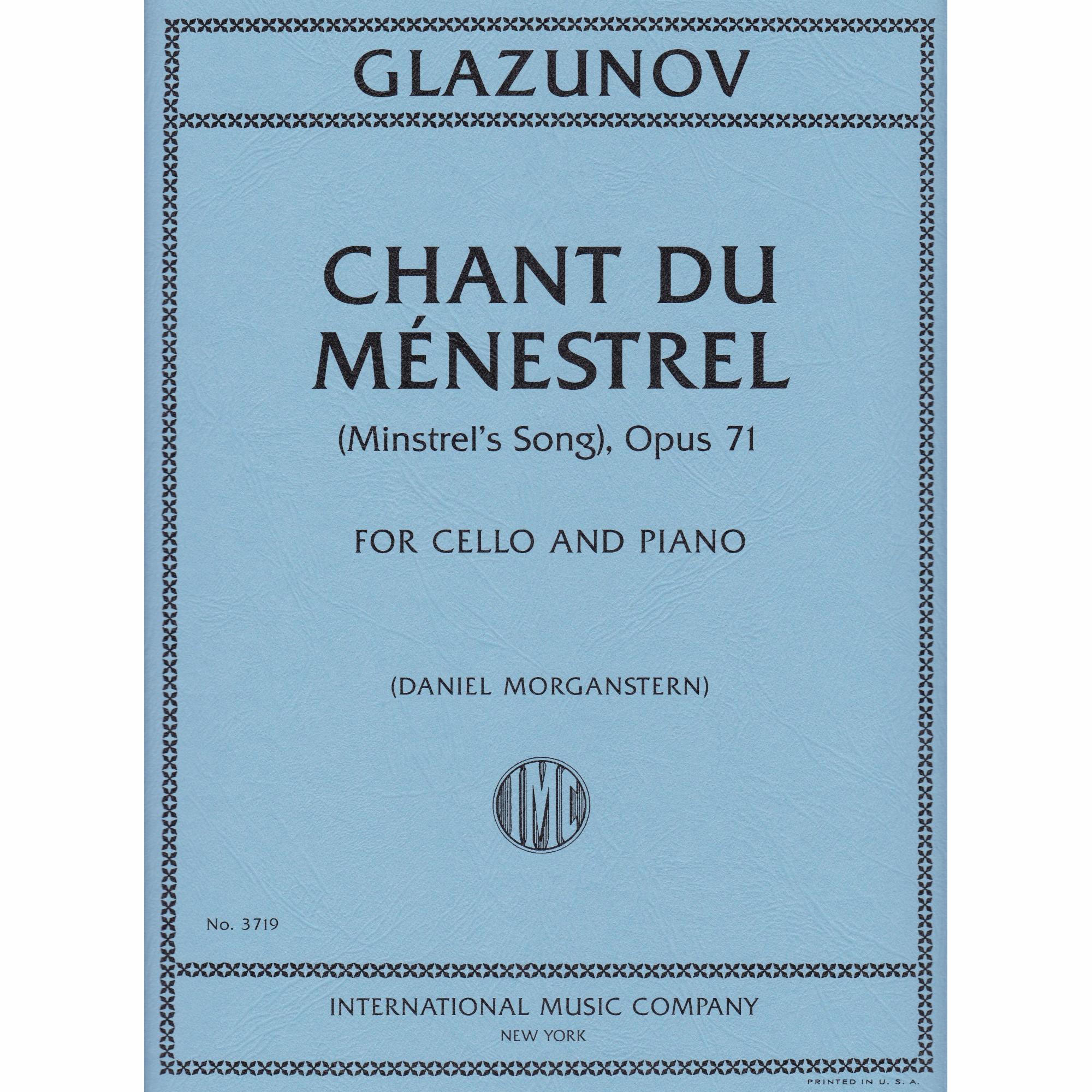 Chant du Menestrel for Cello and Piano, Op. 71