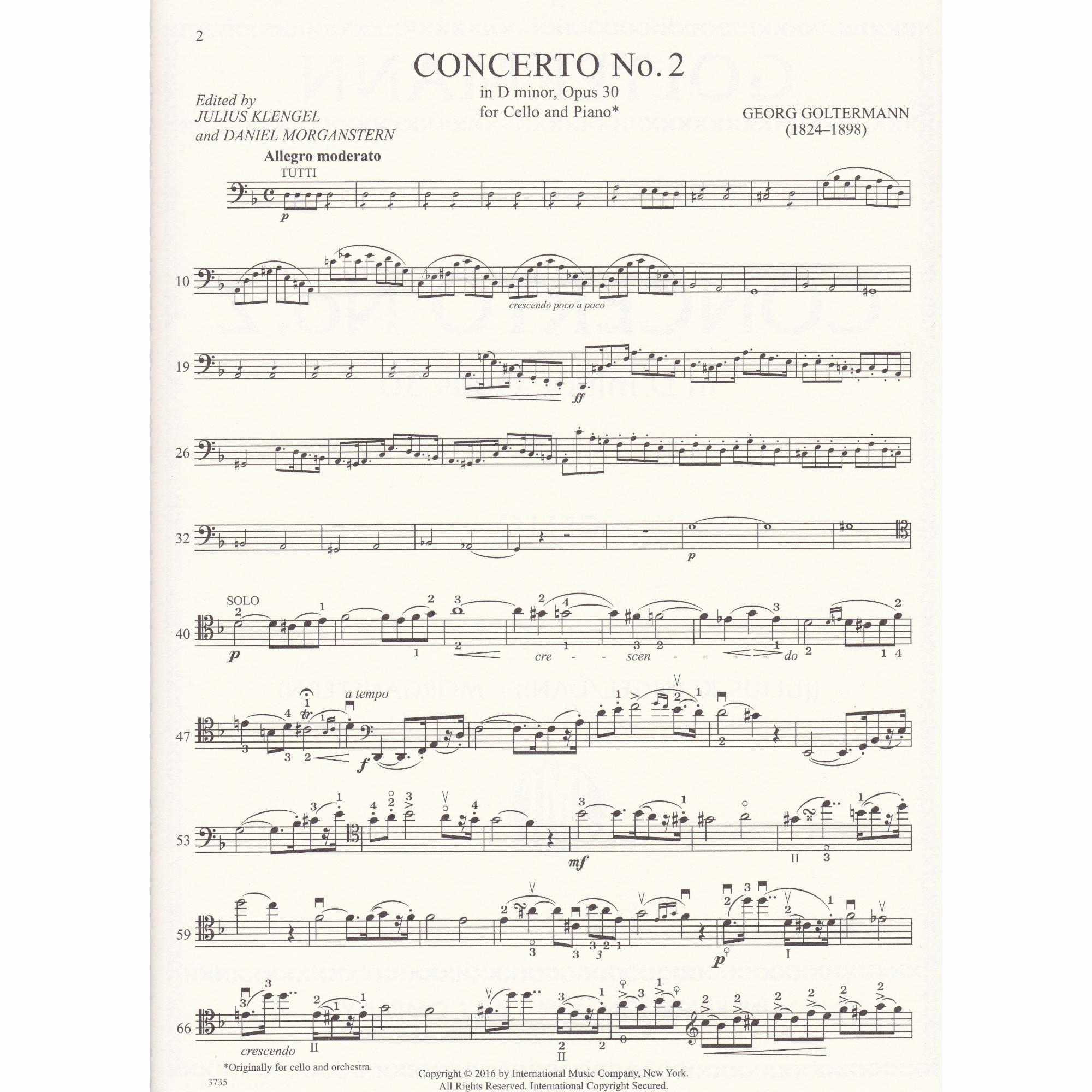 Cello Concerto No. 2 in D Minor, Op. 30