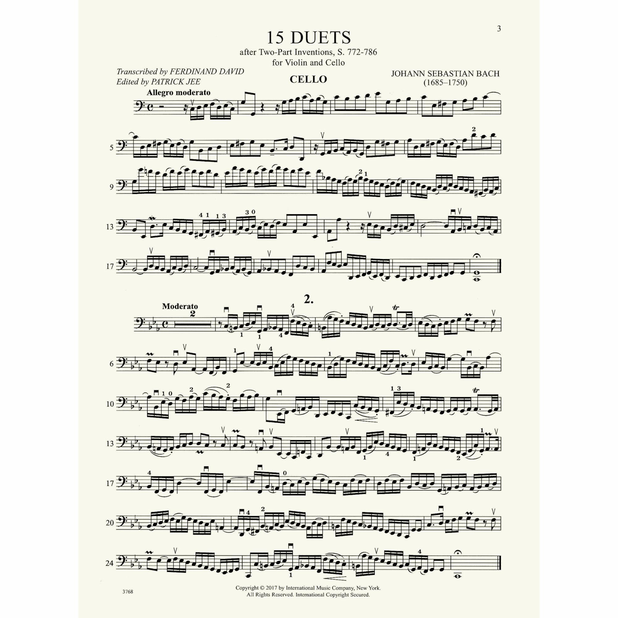 Sample: Cello (Pg. 3)