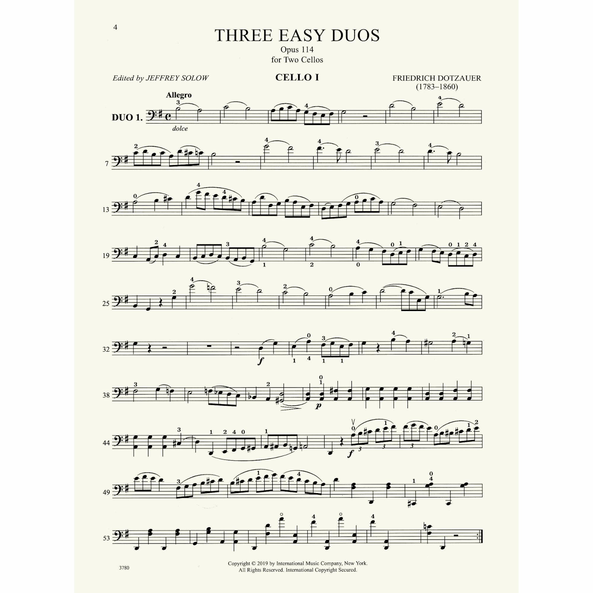 Sample: Cello I (Pg. 2)