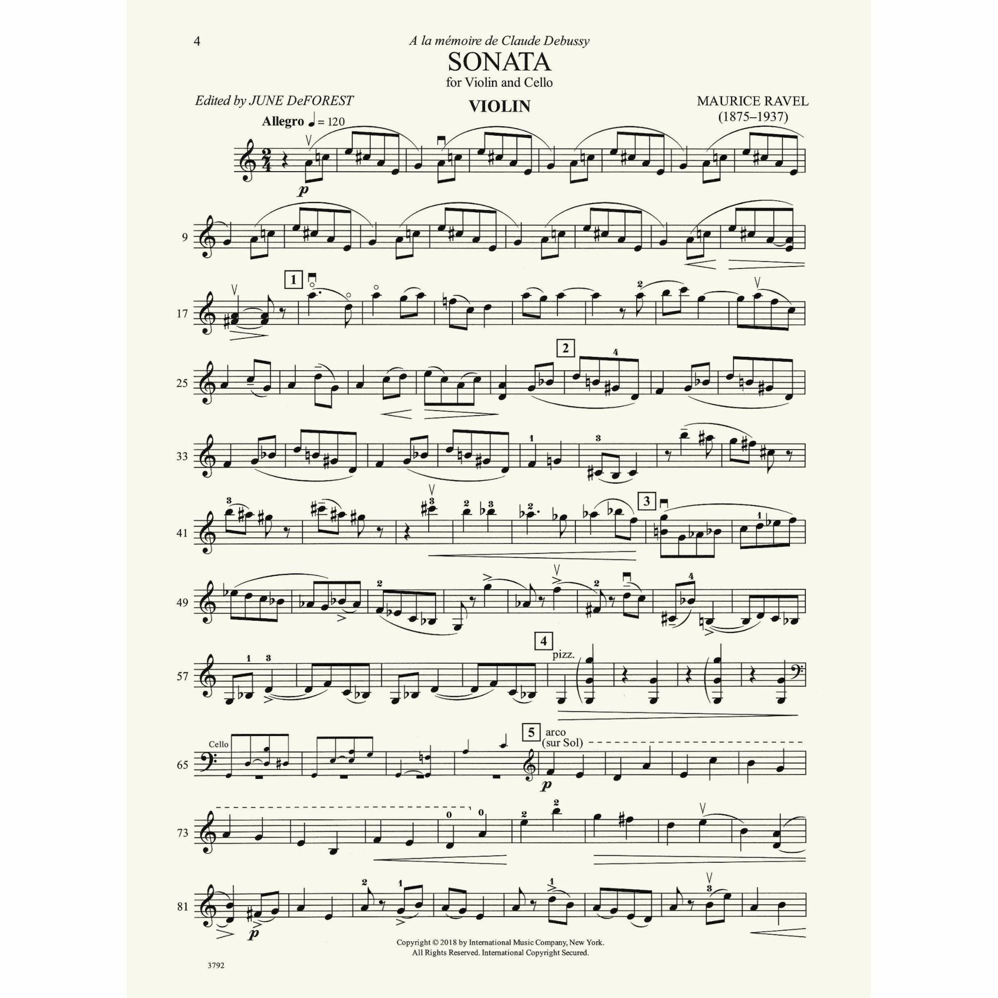 Sample: Violin (Pg. 4)