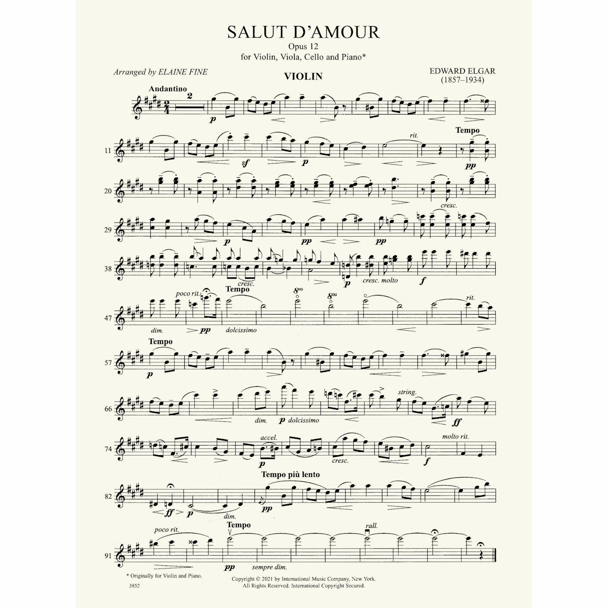 Sample: Violin (Pg. 1)