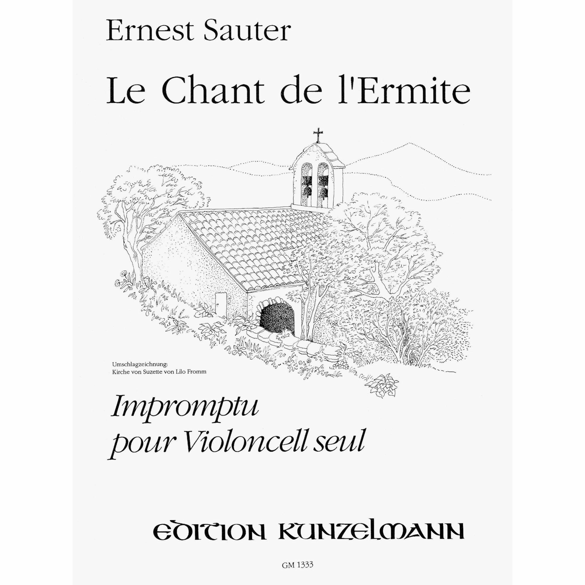 Sauter -- Le Chant de l'Ermite for Solo Cello