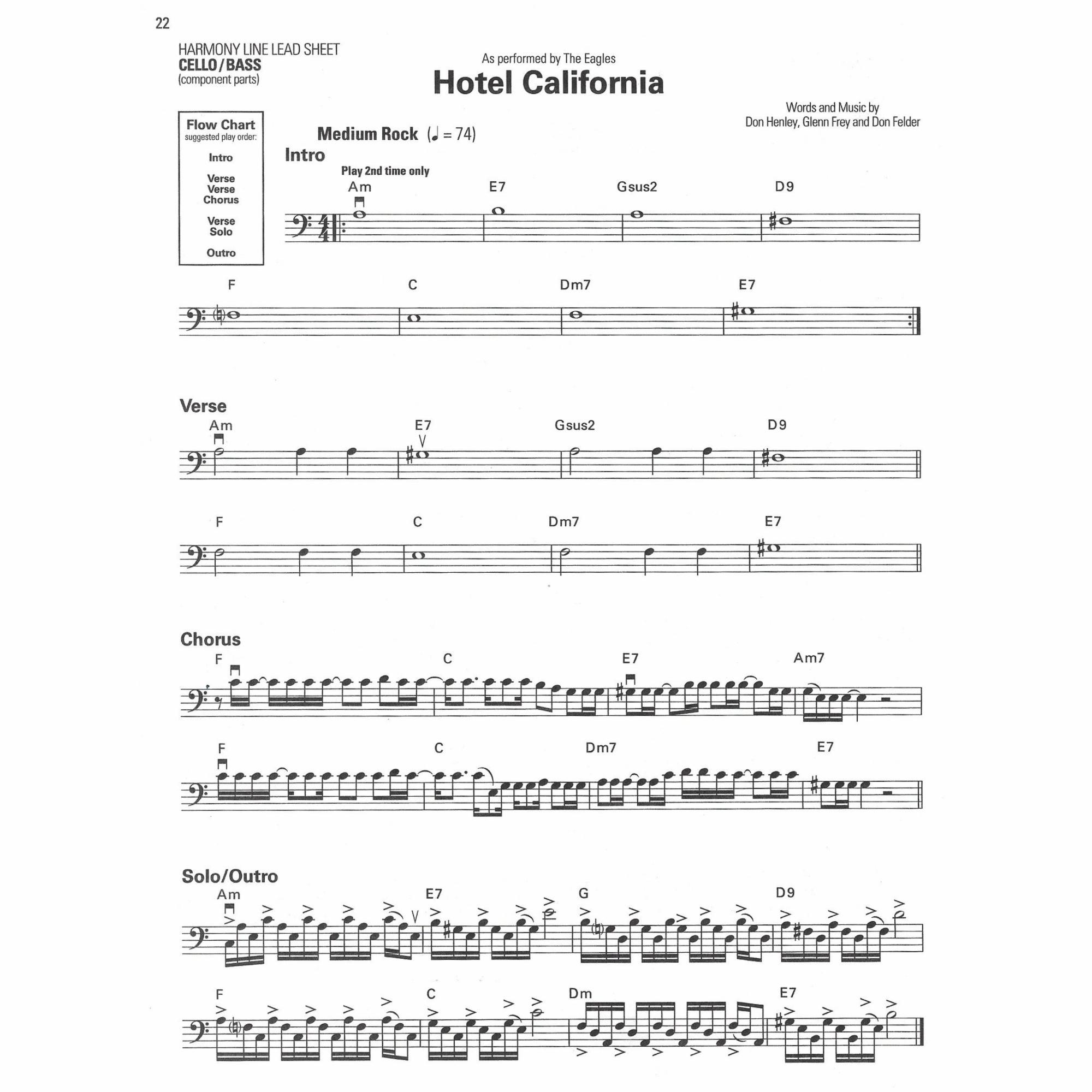 Sample: Cello/Bass (Pg. 22)