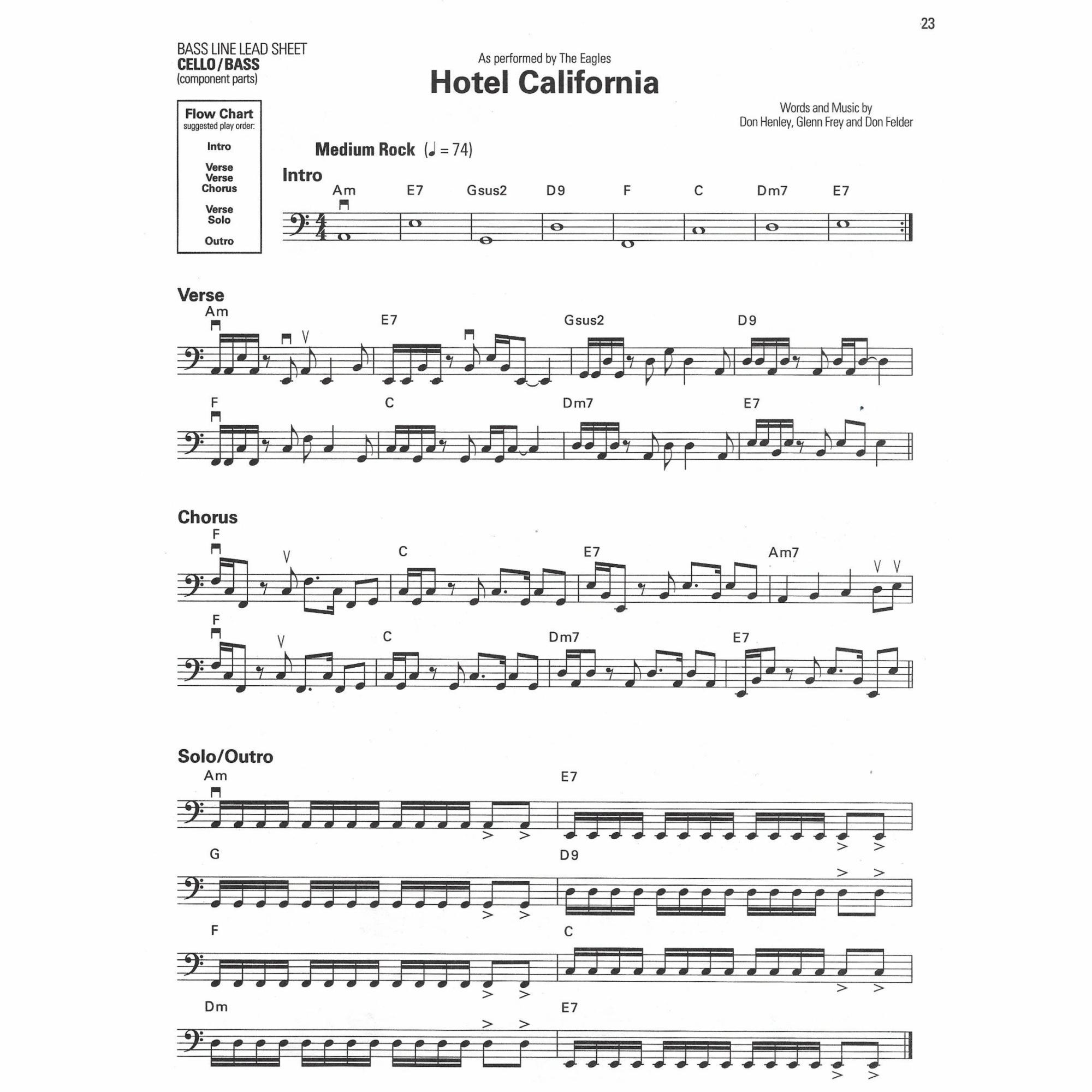 Sample: Cello/Bass (Pg. 23)