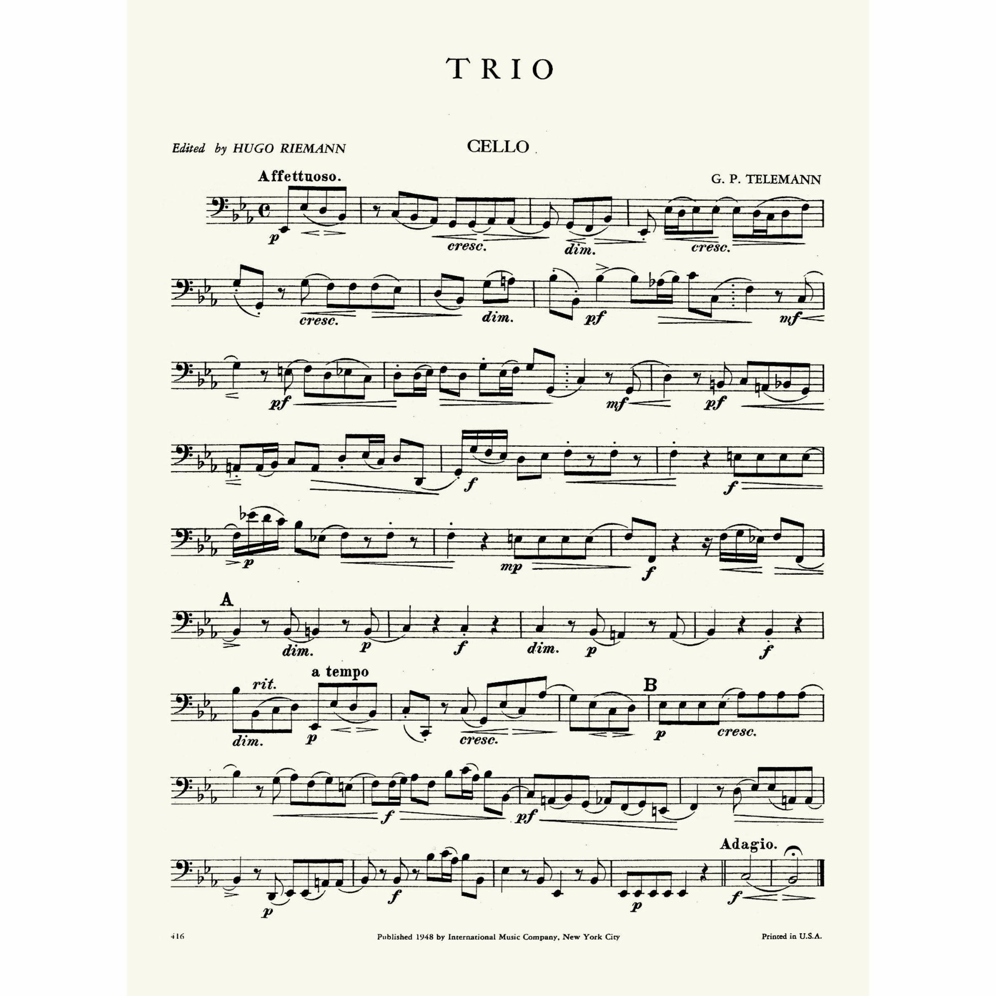 Sample: Cello (Pg. 1)