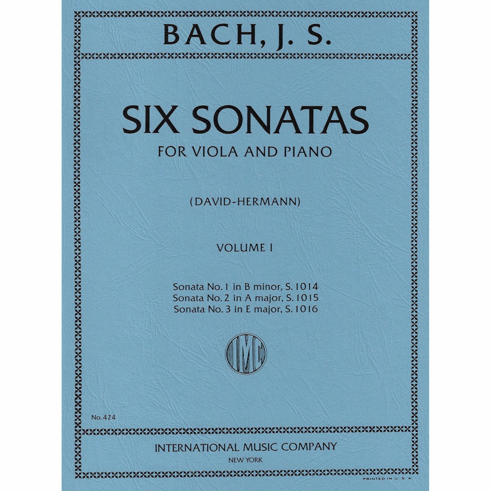 Bach -- Six Sonatas, BWV 1014-19 for Viola and Piano