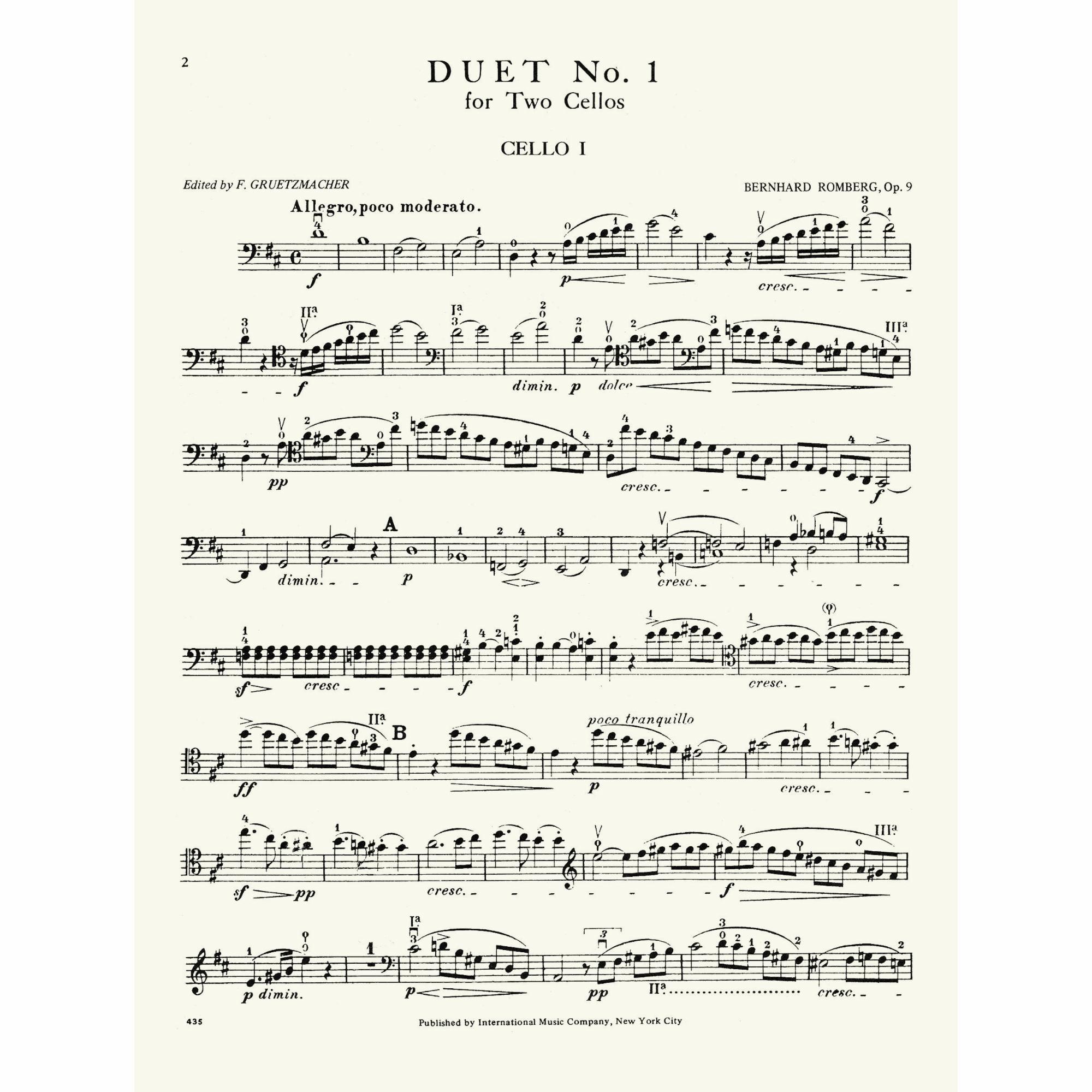 Sample: Cello I (Pg. 2)