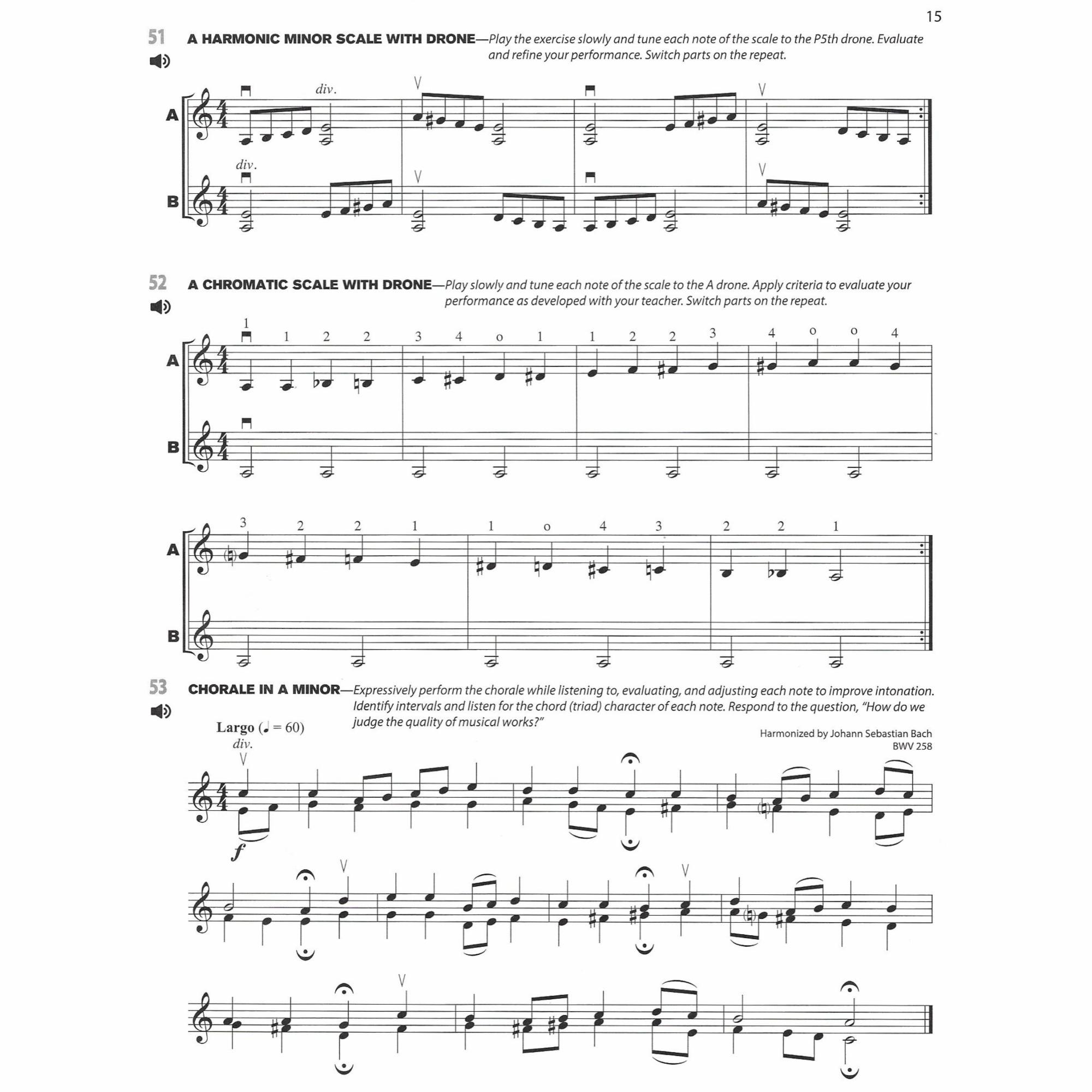 Sample: Violin (Pg. 15)