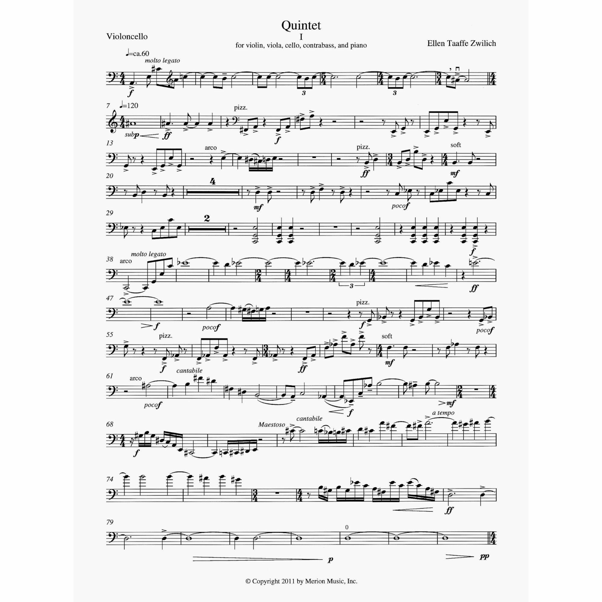 Sample: Cello (Pg. 1)