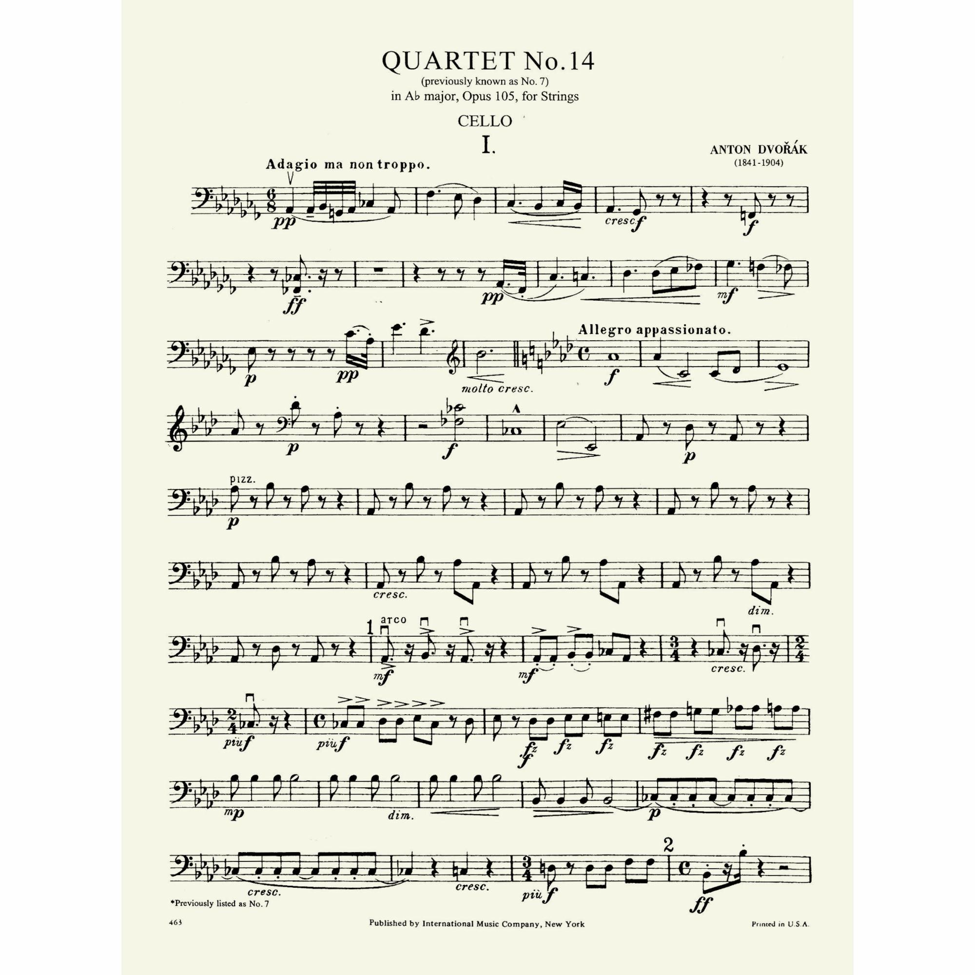 Sample: Cello (Pg. 1)